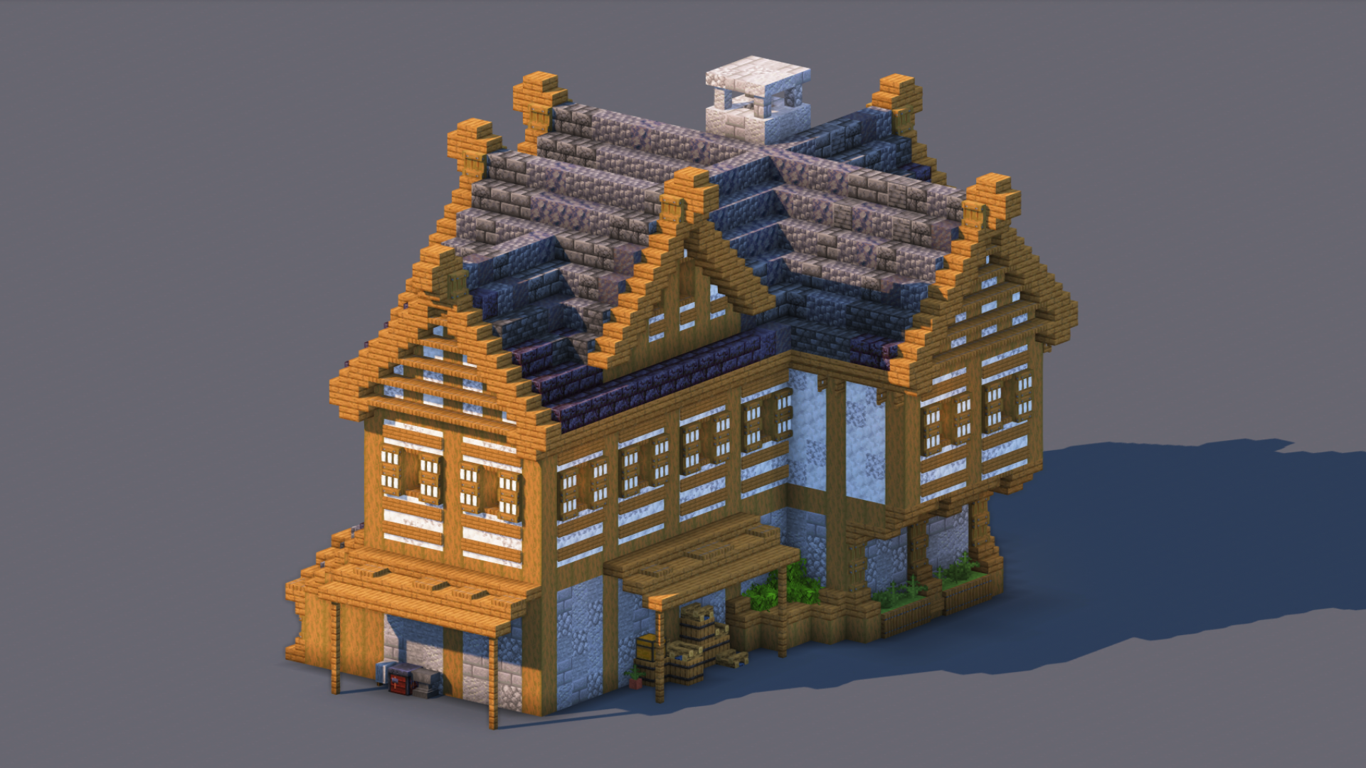 Medieval House – Fully Decorated Interior | Download — Minecraft Build by RaekonBuilds (3)