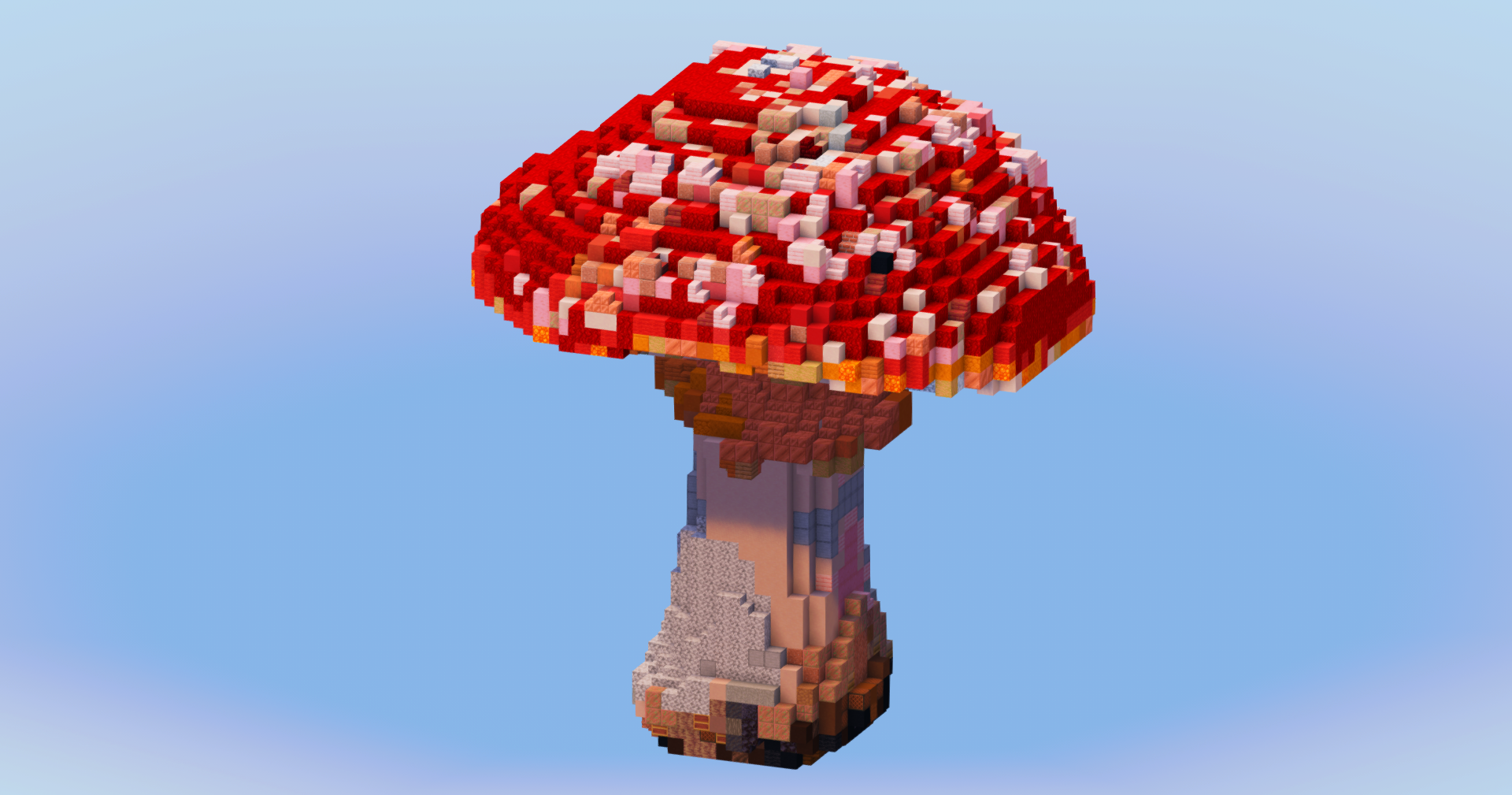Red Mushroom — Minecraft Build by LeonisBuilds