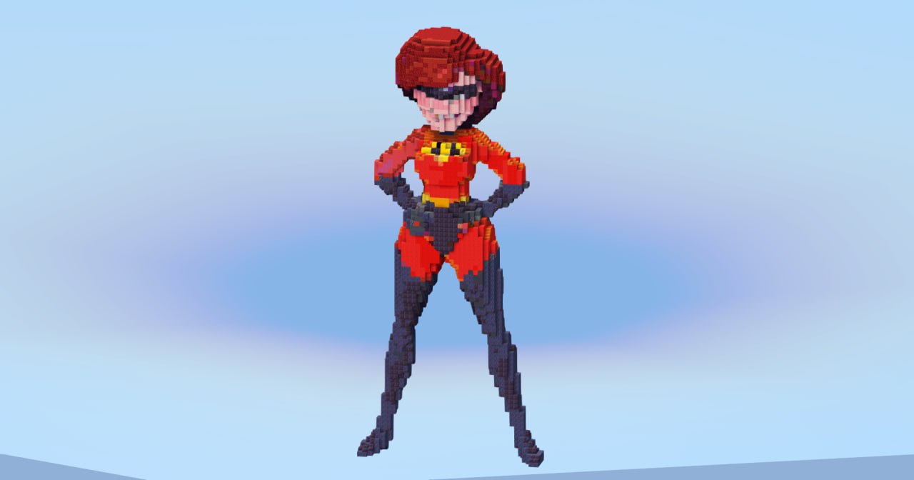 Elastigirl — Minecraft Build by LeonisBuilds (2)