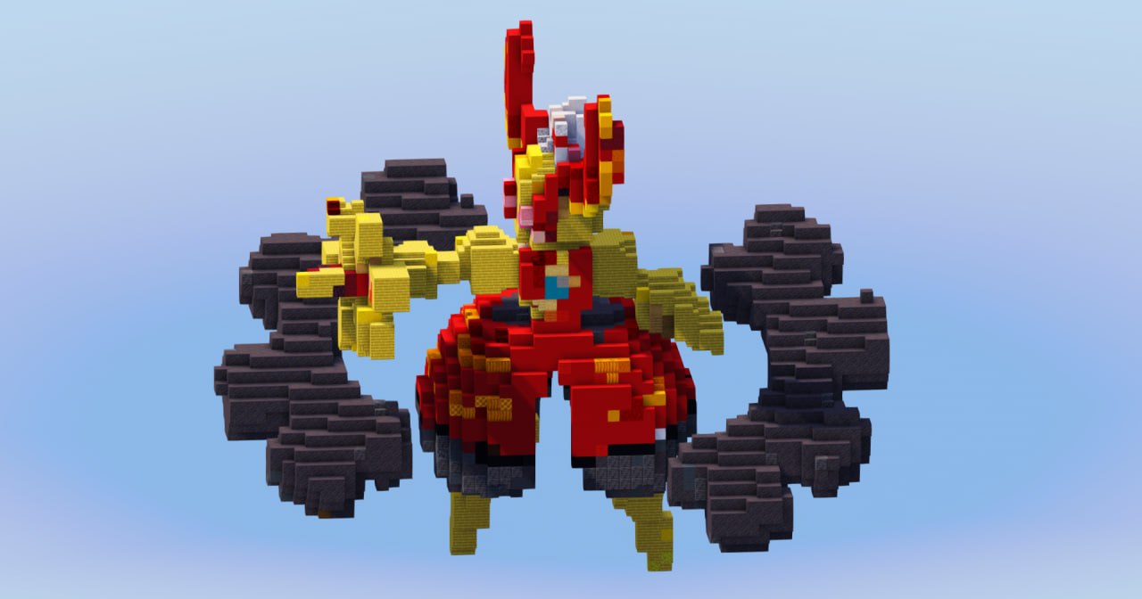 Mega Magearna from Pokemon — Minecraft Build by LeonisBuilds (2)