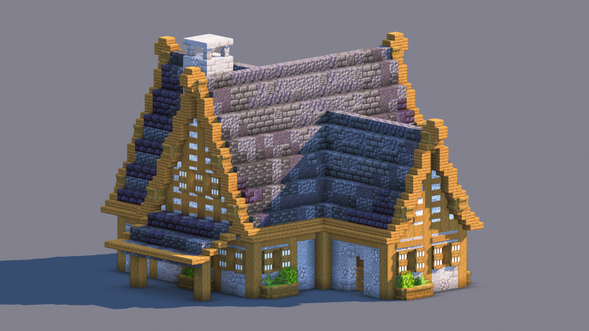 Medieval House – Fully Decorated Interior | Download — Minecraft Build by RaekonBuilds