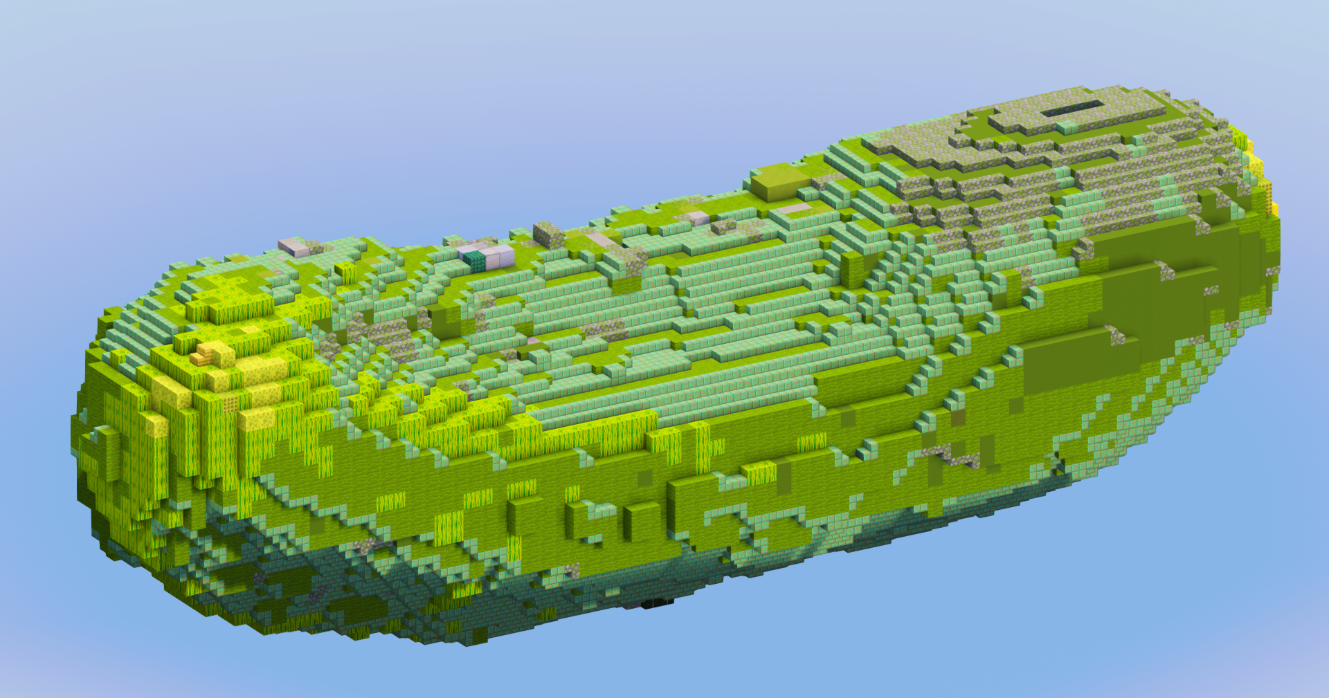 Cucumber Vegetable — Minecraft Build by LeonisBuilds