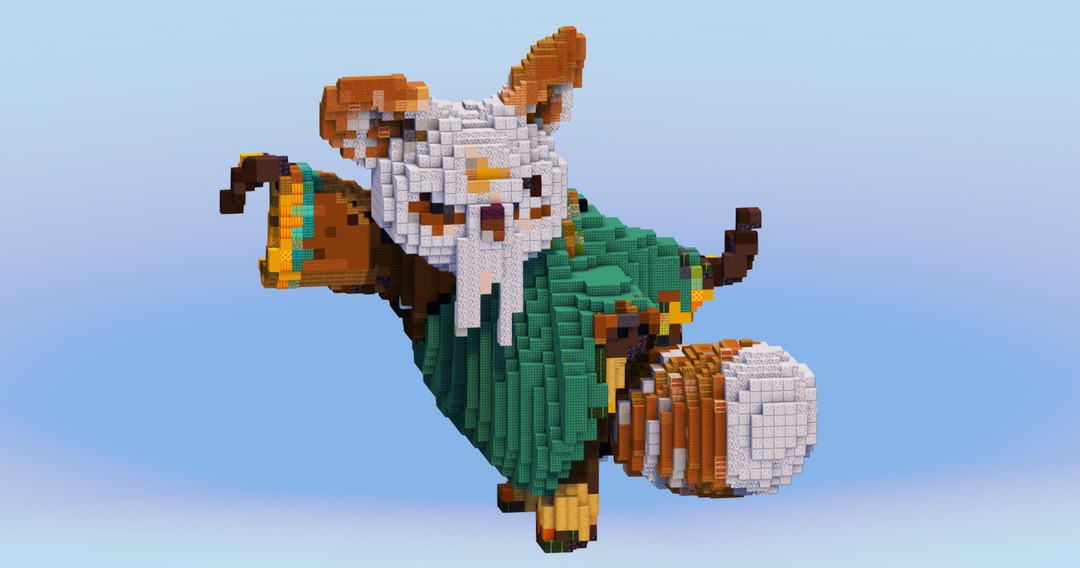 Master Shifu from Kung Fu Panda — Minecraft Build by LeonisBuilds