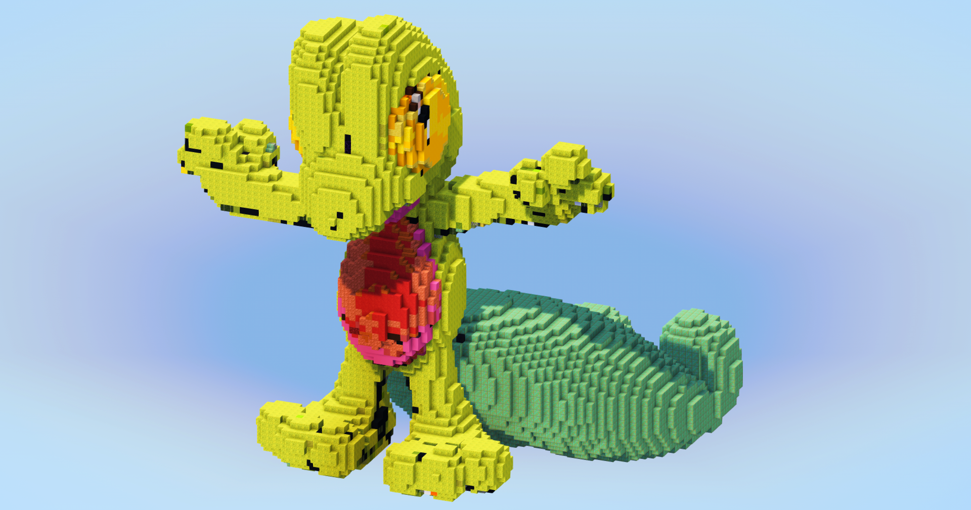 Treecko — Minecraft Build by LeonisBuilds