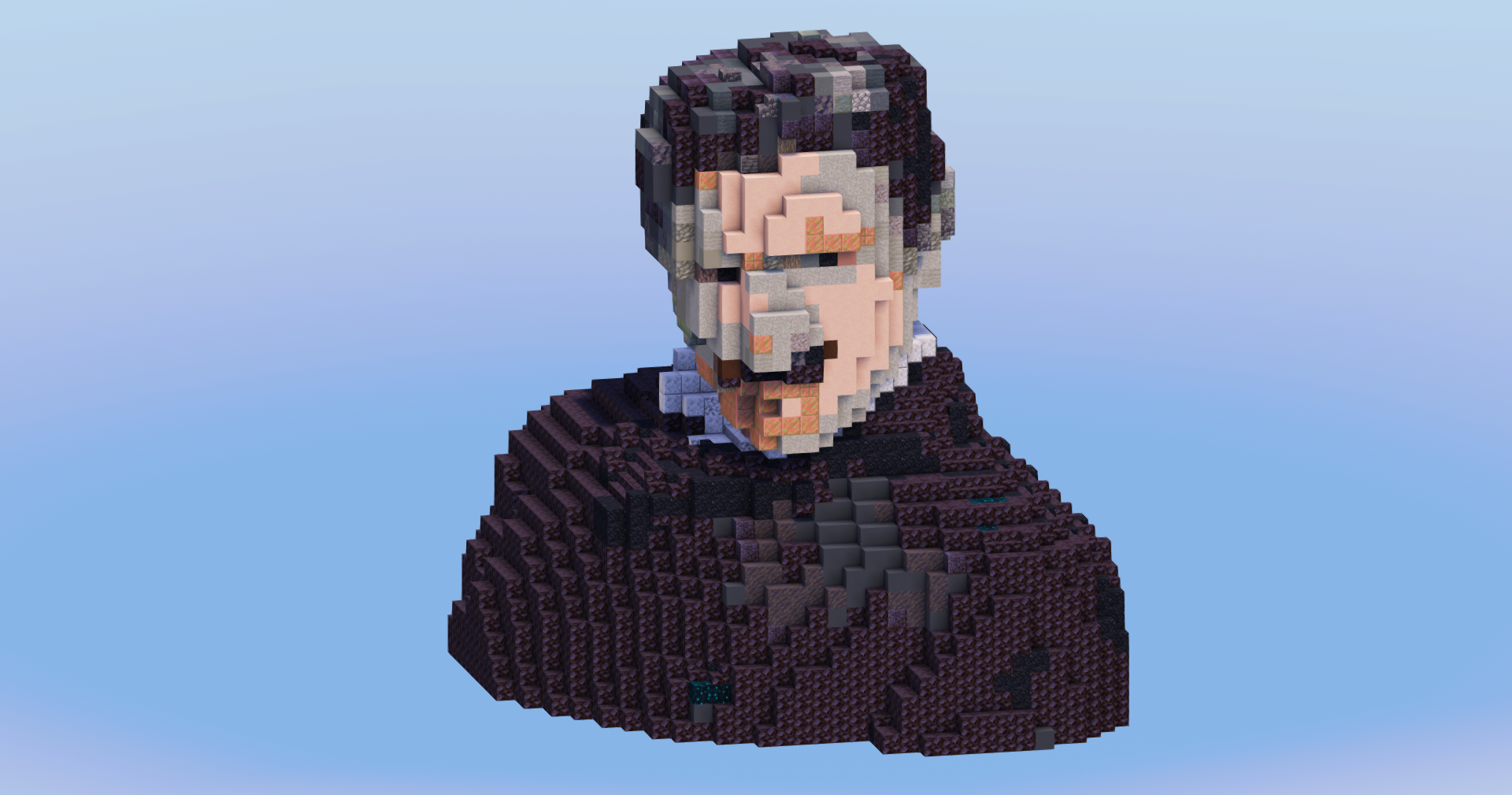 Nikola Tesla Bust — Minecraft Build by LeonisBuilds (2)