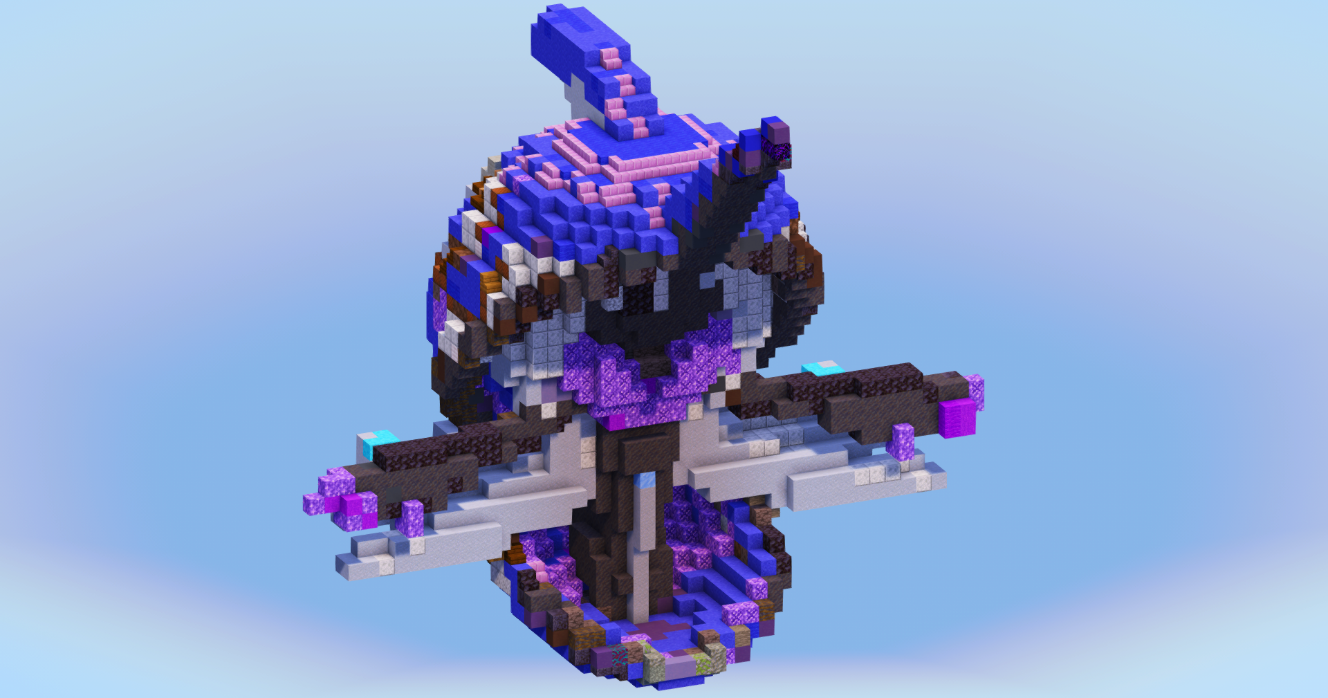 Tapu Fini from Pokemon — Minecraft Build by LeonisBuilds