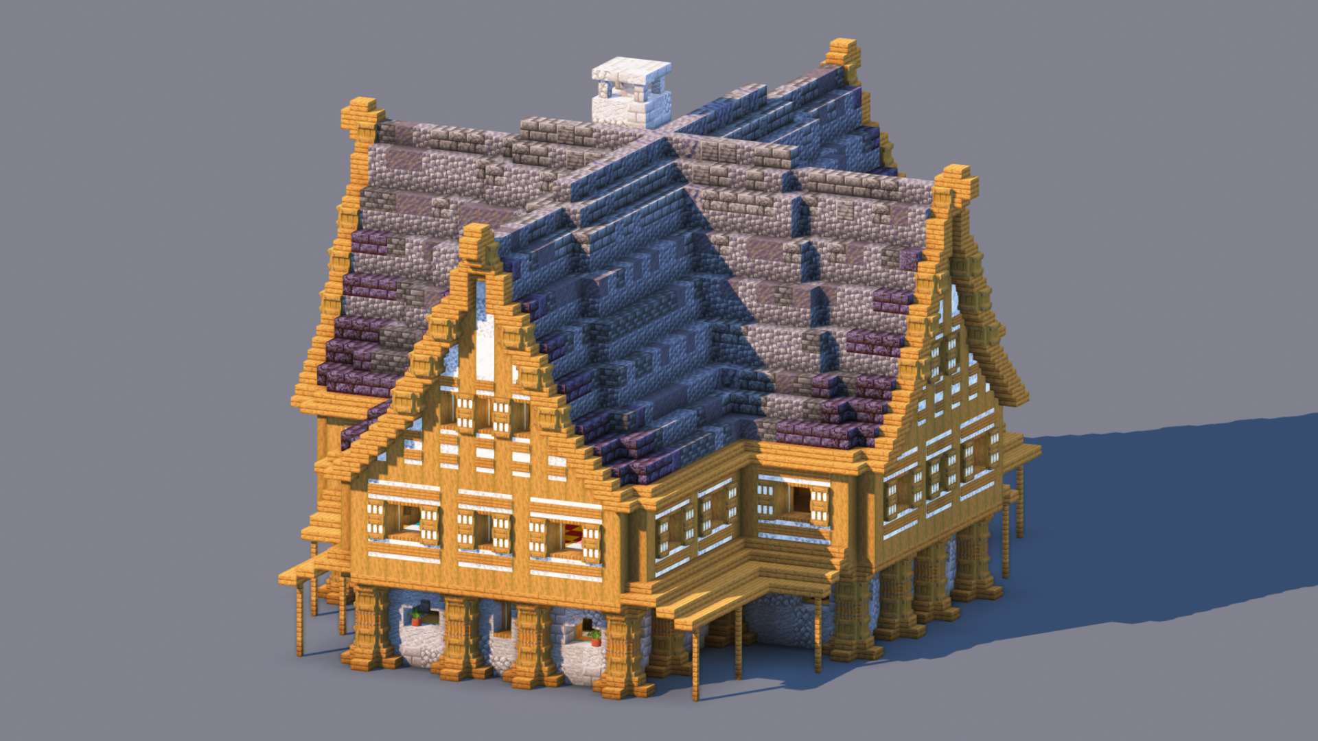 Medieval House – Fully Decorated Interior | Download — Minecraft Build by RaekonBuilds (3)