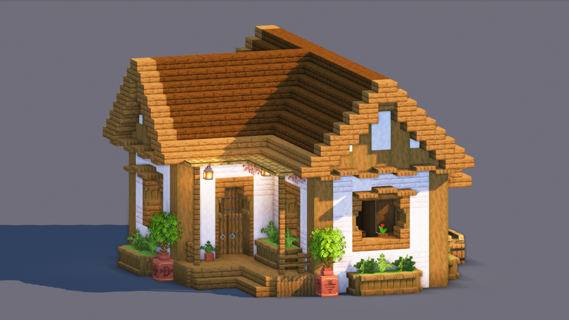Small Cozy Cottage | Fully Furnished Interior — Minecraft Build by RaekonBuilds
