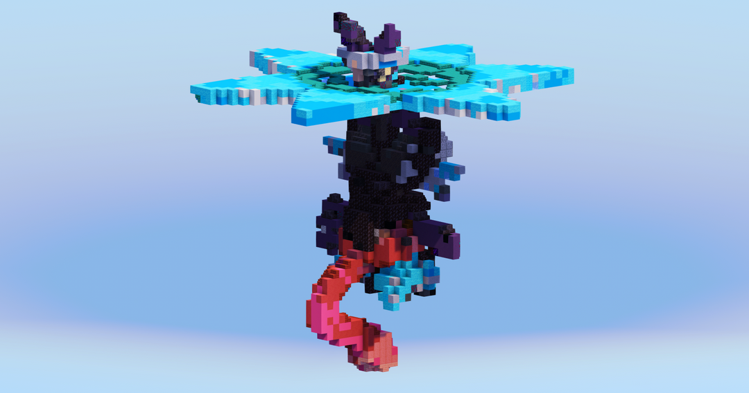 Mega Greninja from Pokemon — Minecraft Build by LeonisBuilds