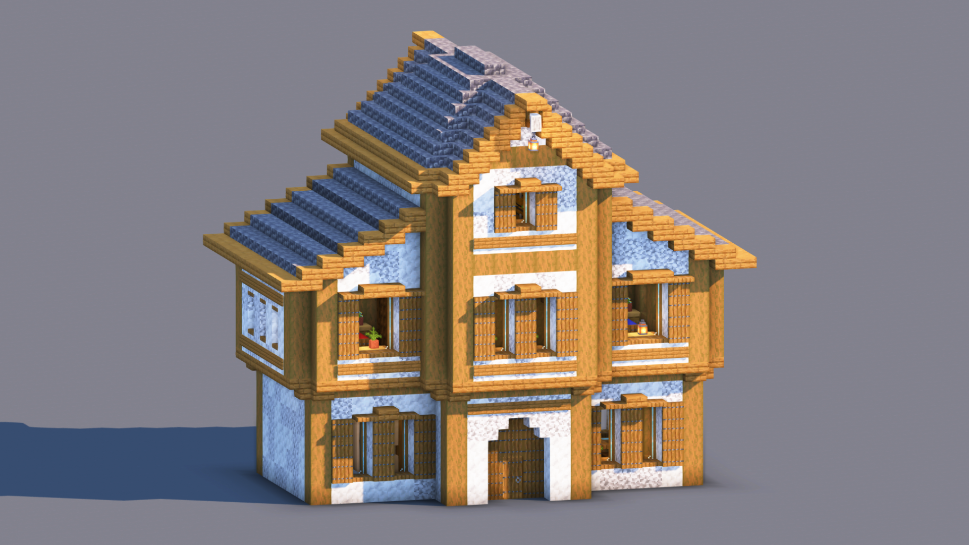 Medieval House – Fully Decorated Interior | Download — Minecraft Build by RaekonBuilds