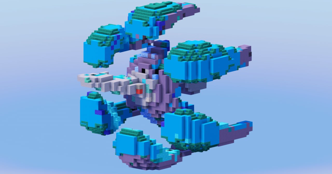 Mega Glimmora from Pokemon — Minecraft Build by LeonisBuilds (2)