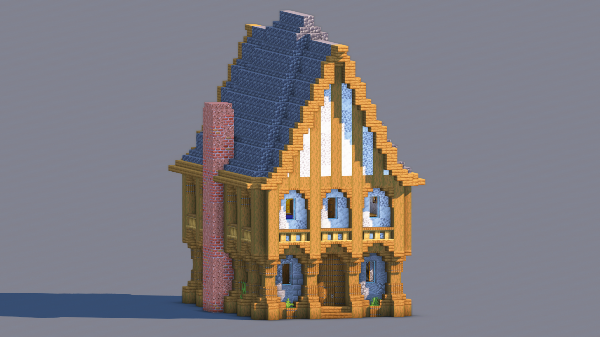 Medieval House – Fully Decorated Interior | Download — Minecraft Build by RaekonBuilds