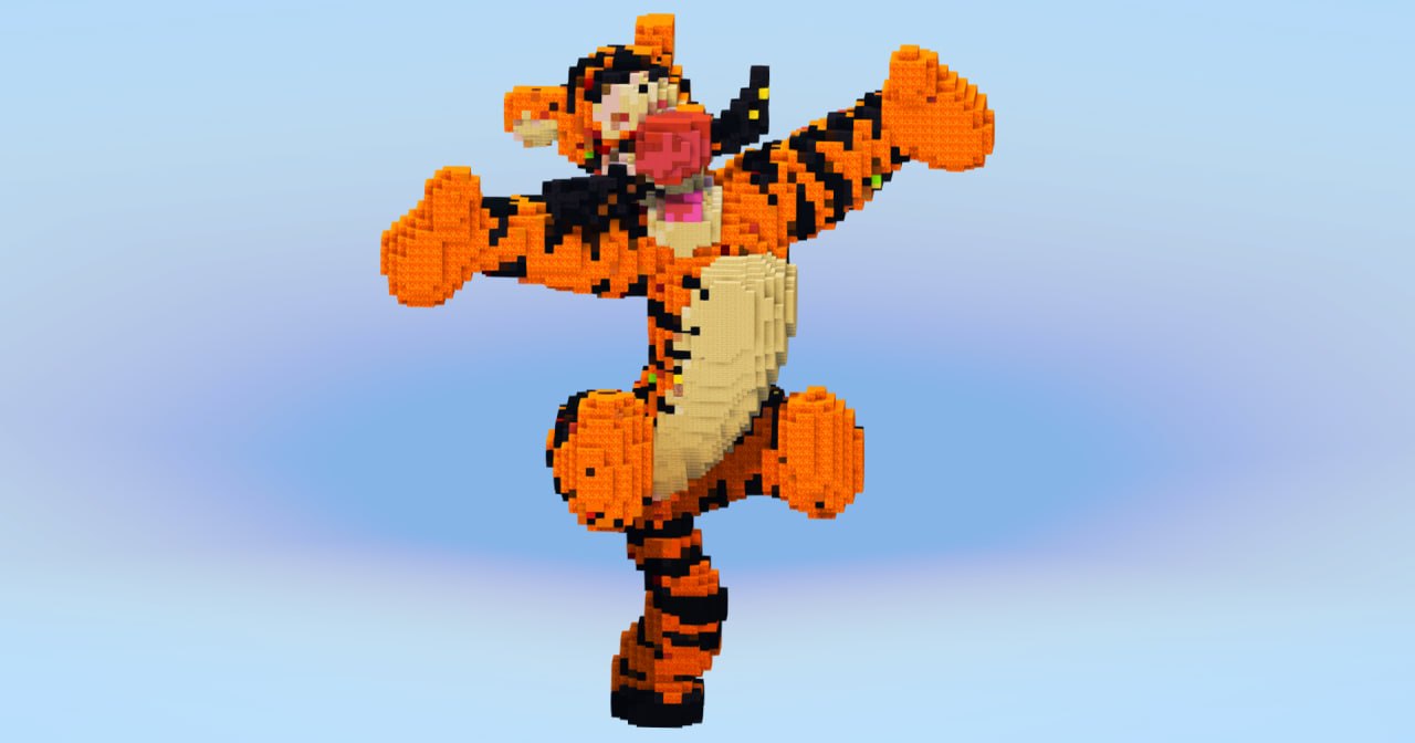 Tigger — Minecraft Build by LeonisBuilds