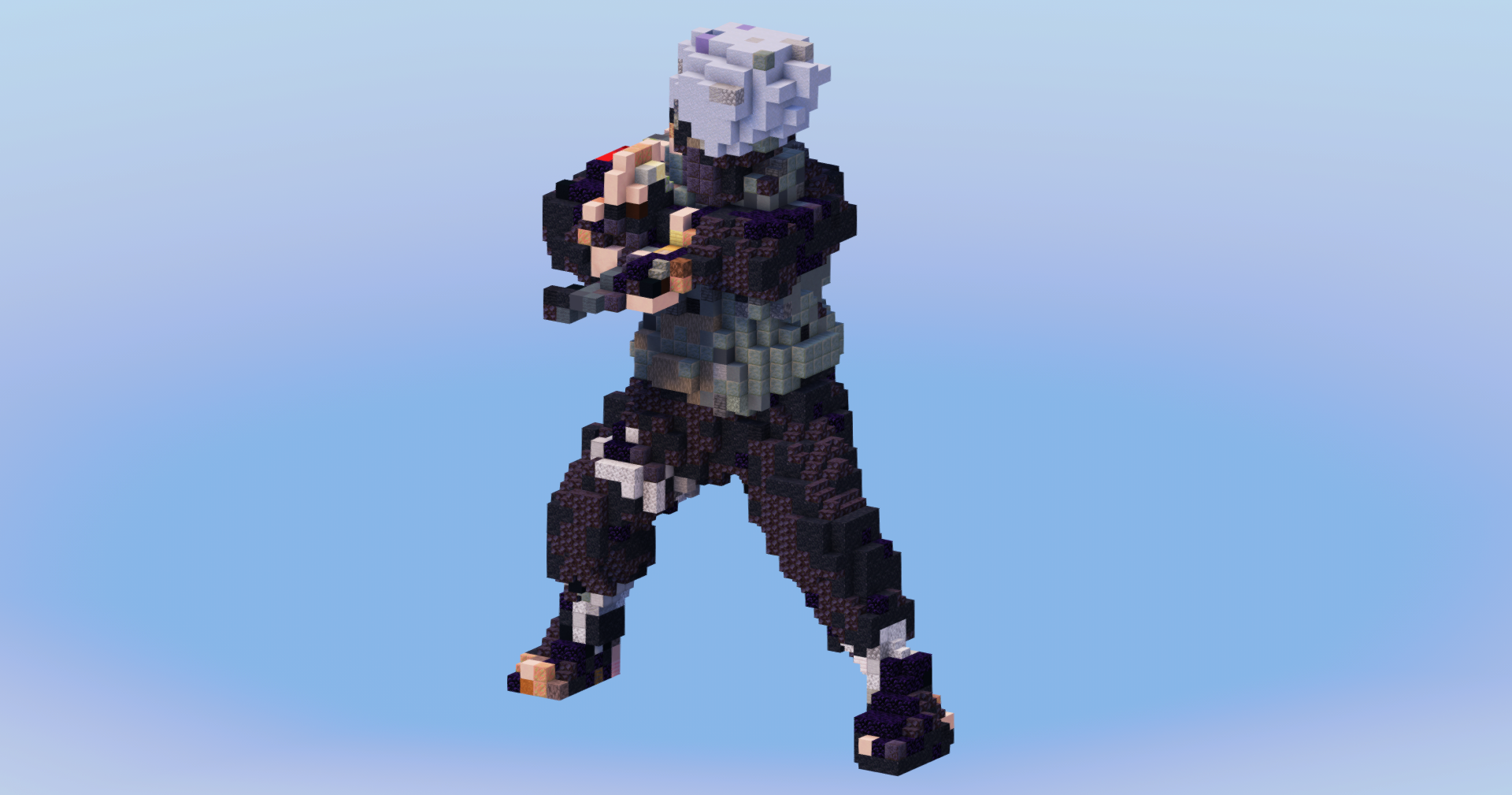 Kakashi from Naruto — Minecraft Build by LeonisBuilds