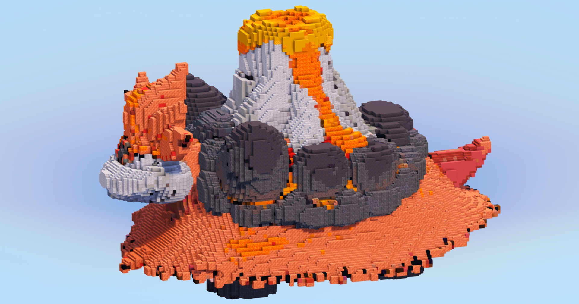 Mega Camerupt — Minecraft Build by LeonisBuilds (2)