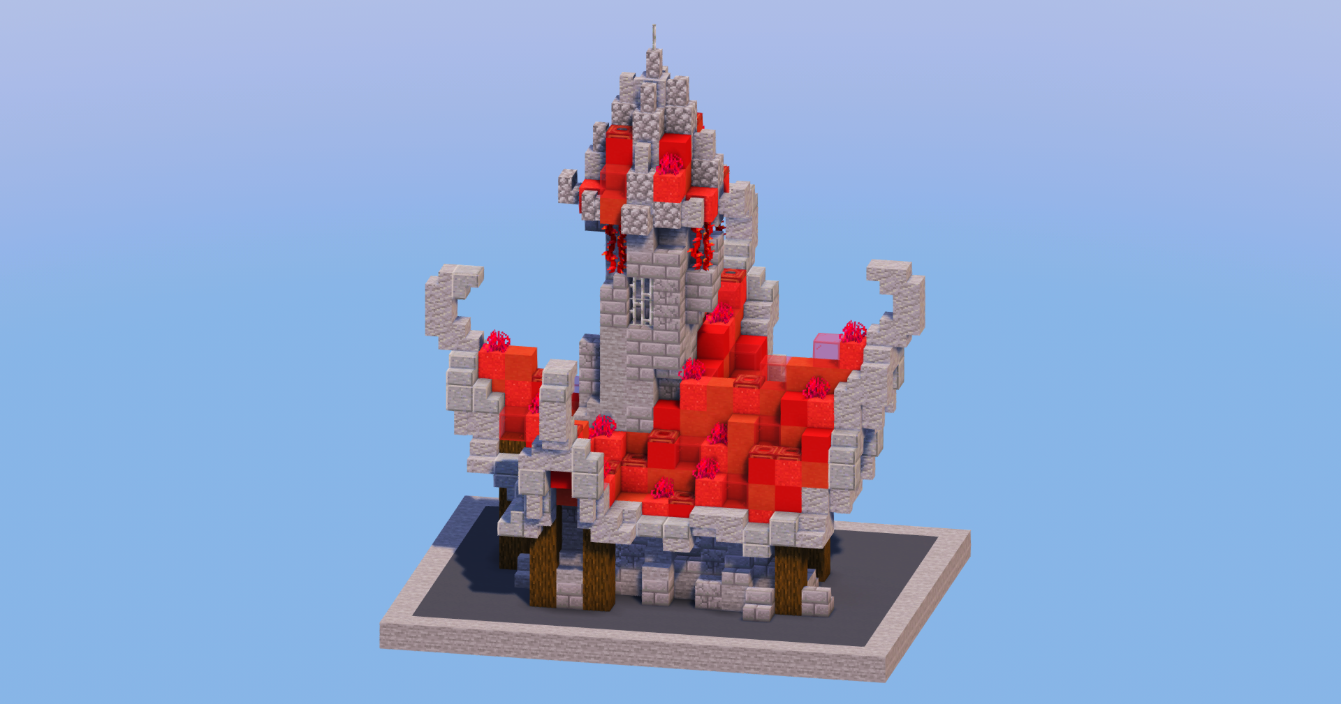 Evil Medieval Fantasy House 4 — Minecraft Build by LeonisBuilds (2)