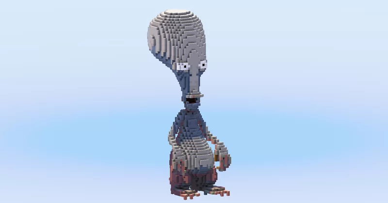 American Dad Characters in Minecraft