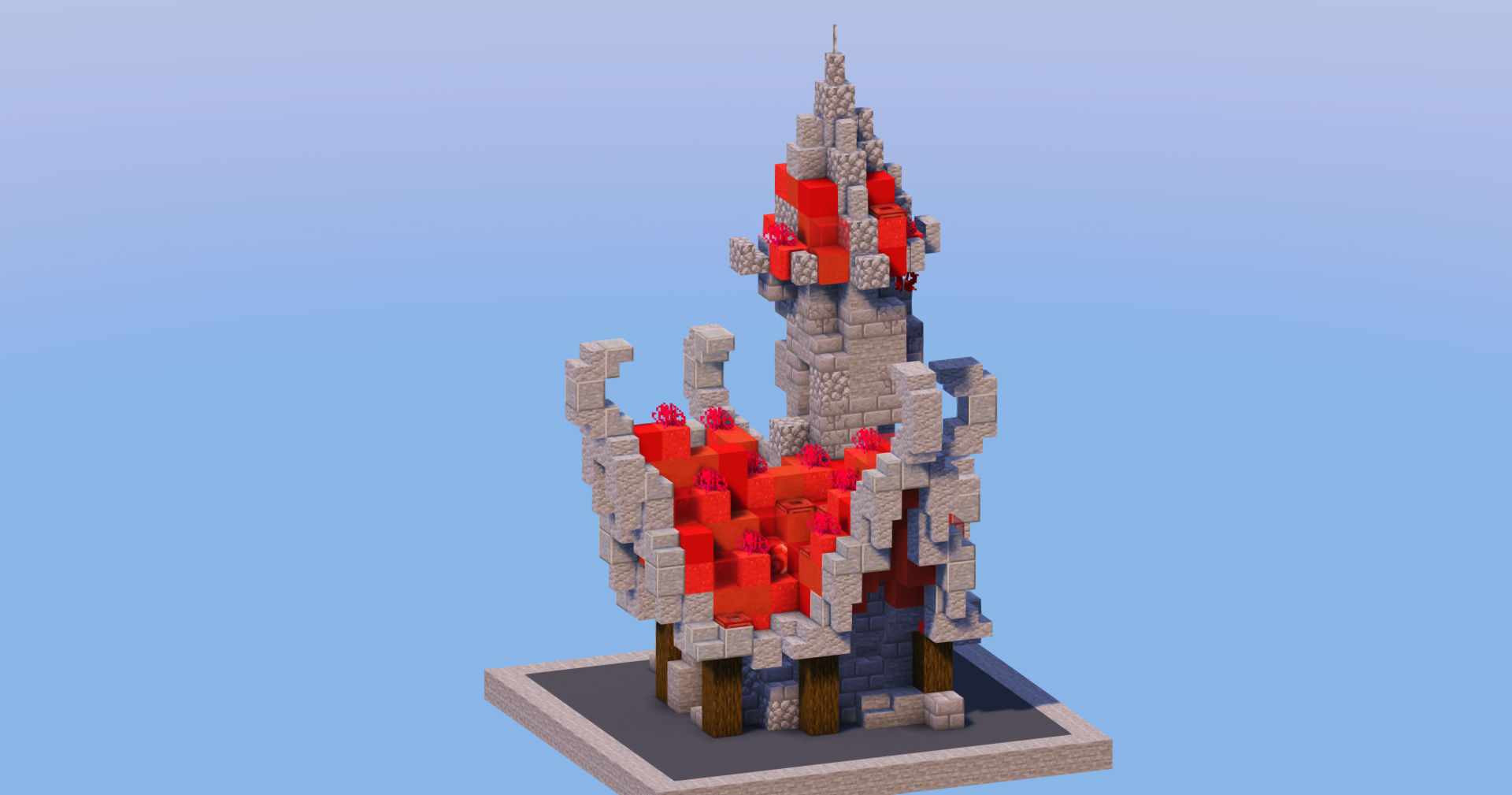 Evil Medieval Fantasy House 1 — Minecraft Build by LeonisBuilds