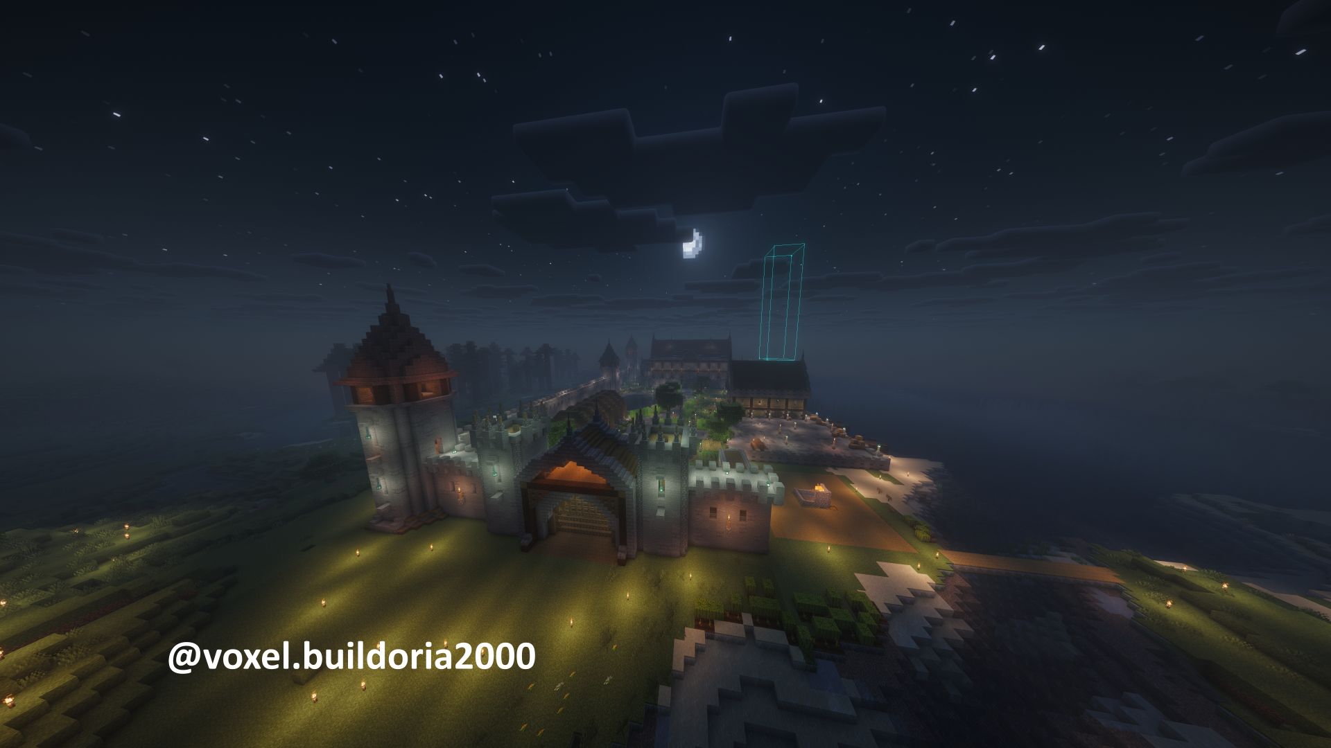 Survival starter base (castle) 26.2 — Minecraft Build by voxel.buildoria2000 (7)