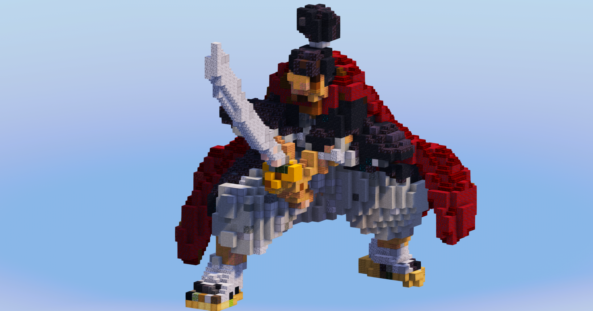 Atomic Samurai from One Punch Man — Minecraft Build by LeonisBuilds (2)