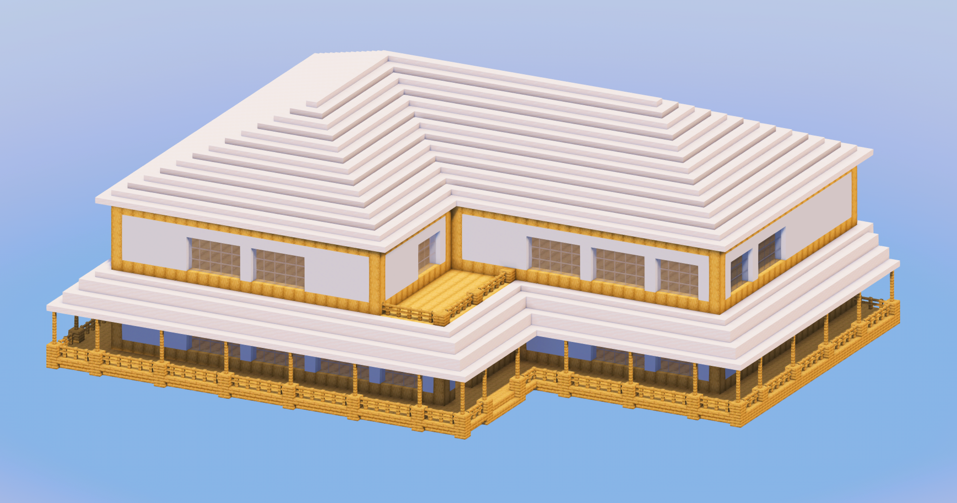 Minecraft Mansion Quartz — Minecraft Build by LeonisBuilds (2)