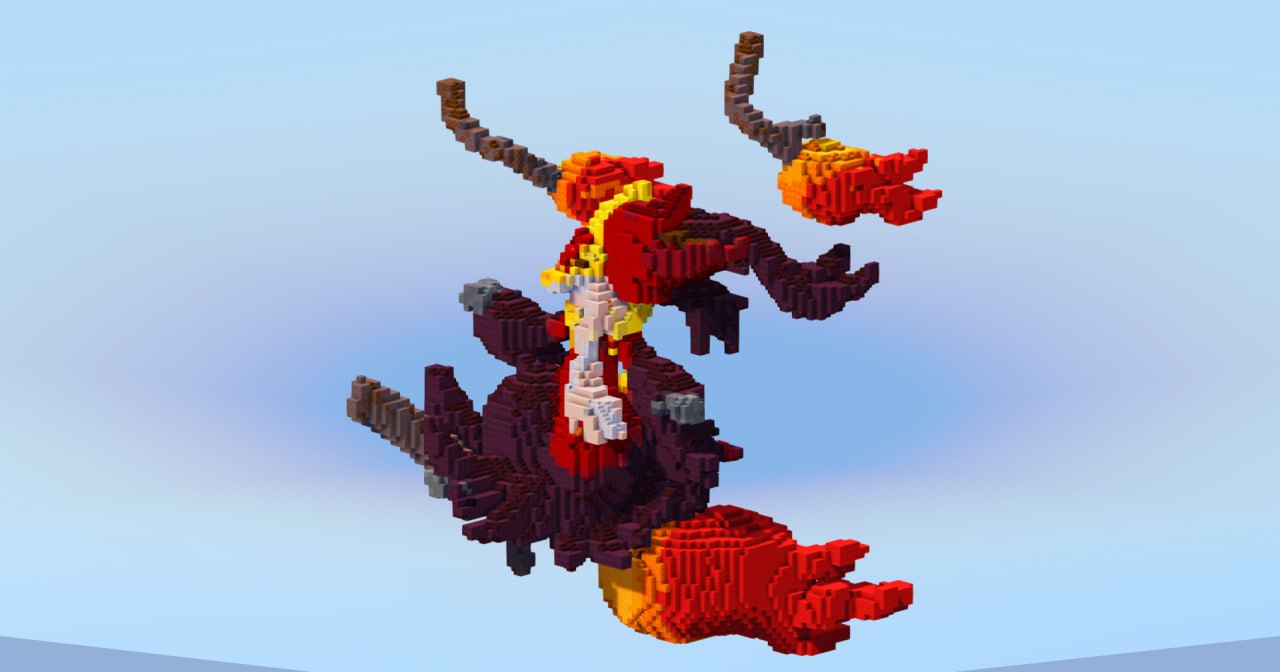 Mega Delphox — Minecraft Build by LeonisBuilds