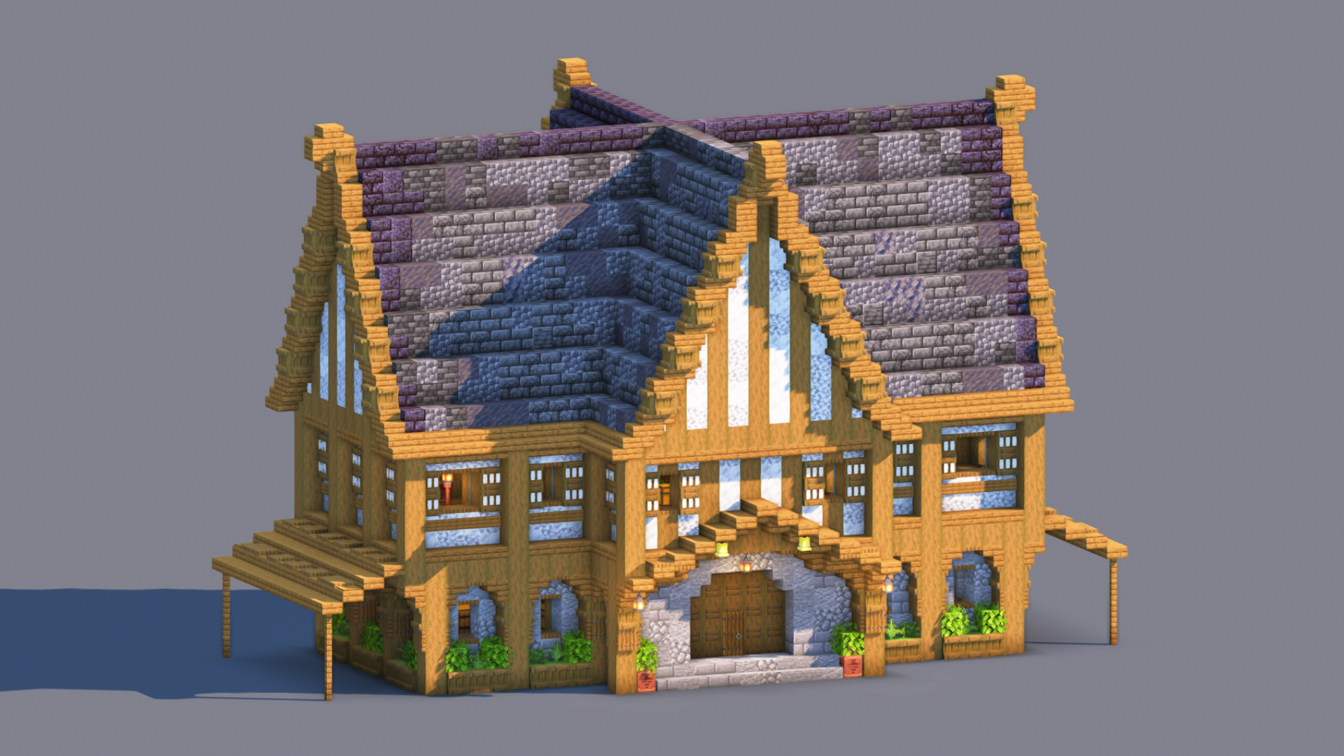 Medieval House – Fully Decorated Interior | Download — Minecraft Build by RaekonBuilds