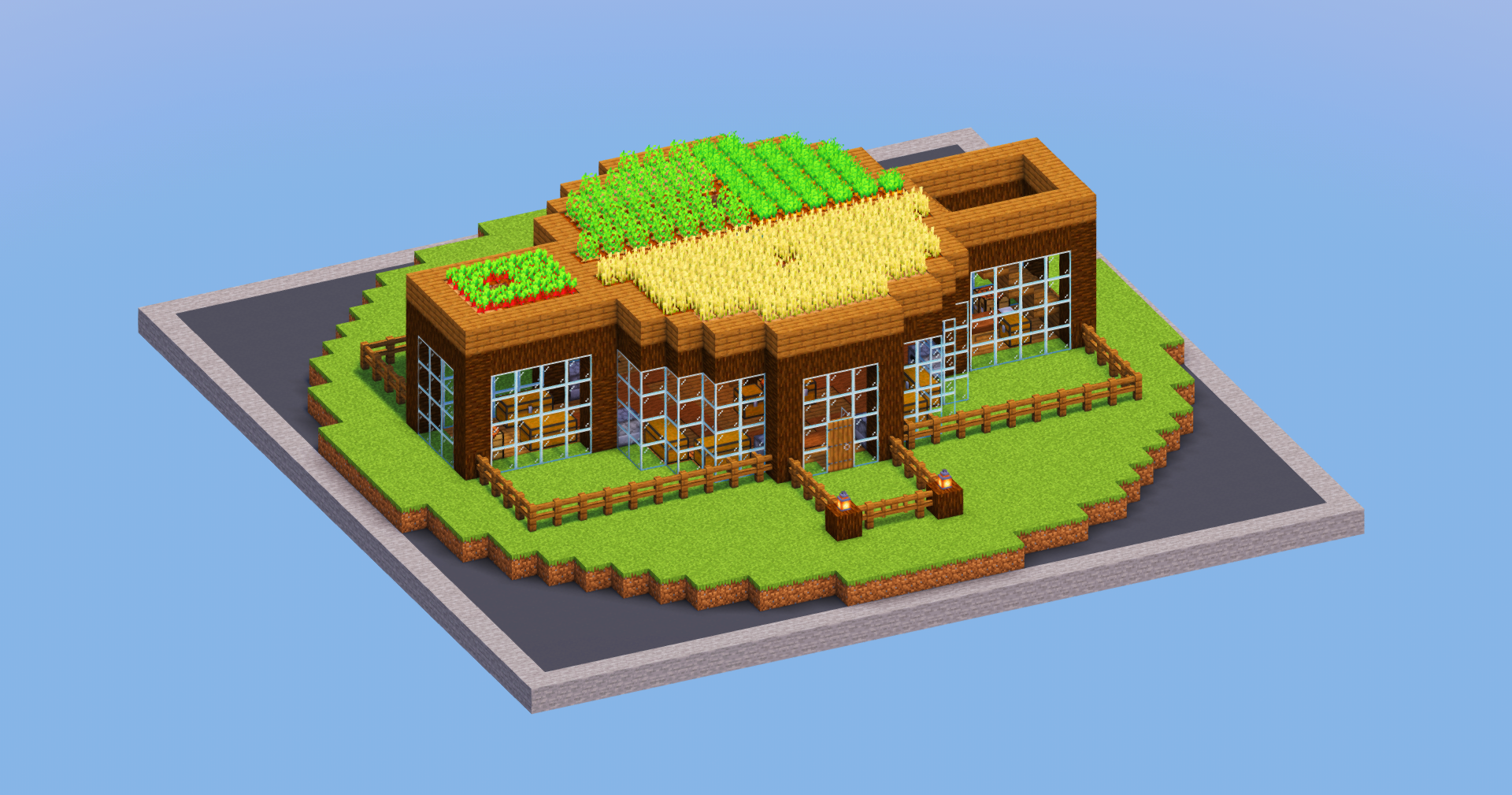 Spruce Starter Base with Farm — Minecraft Build by LeonisBuilds (2)