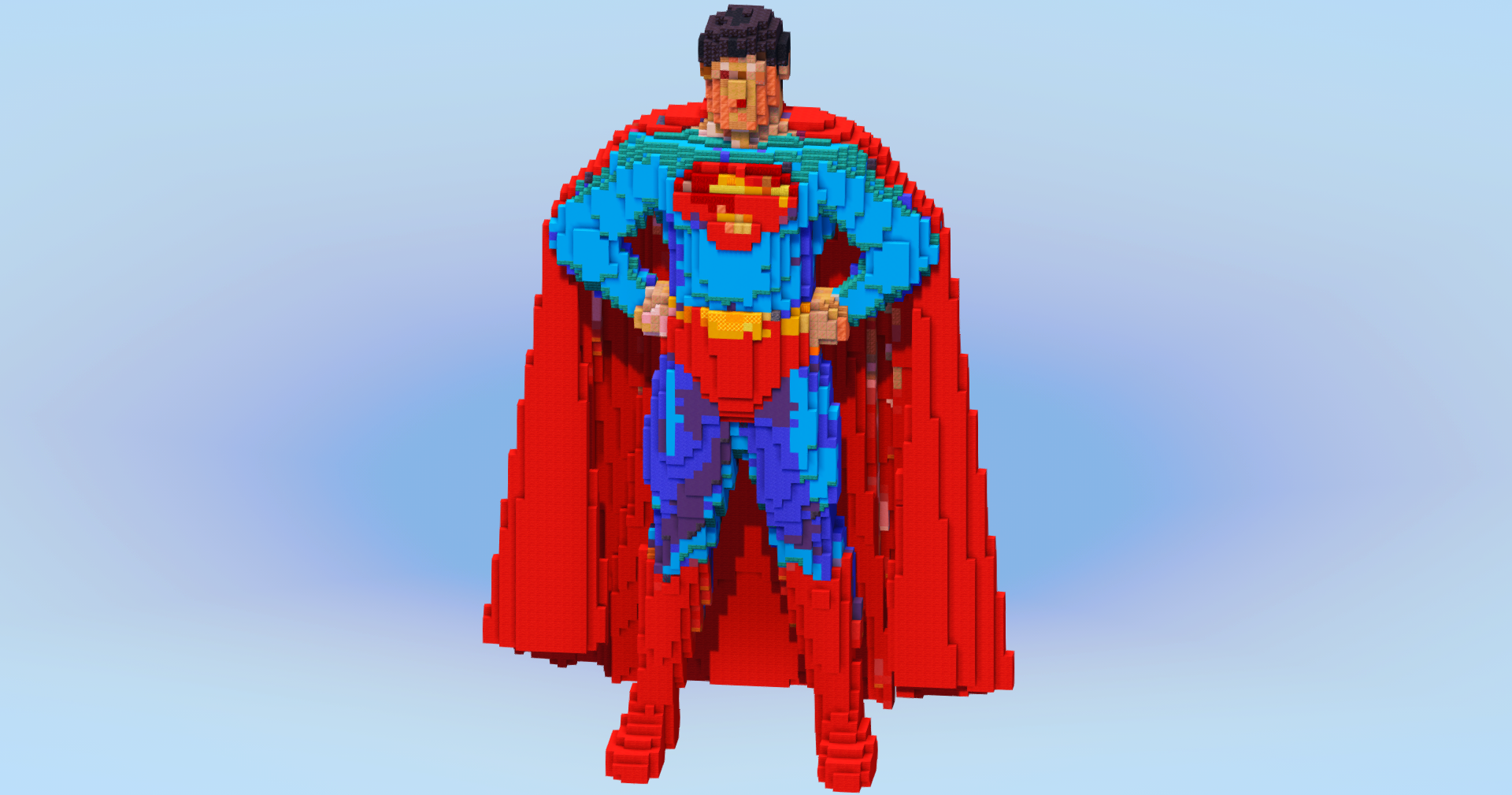 Superman — Minecraft Build by LeonisBuilds
