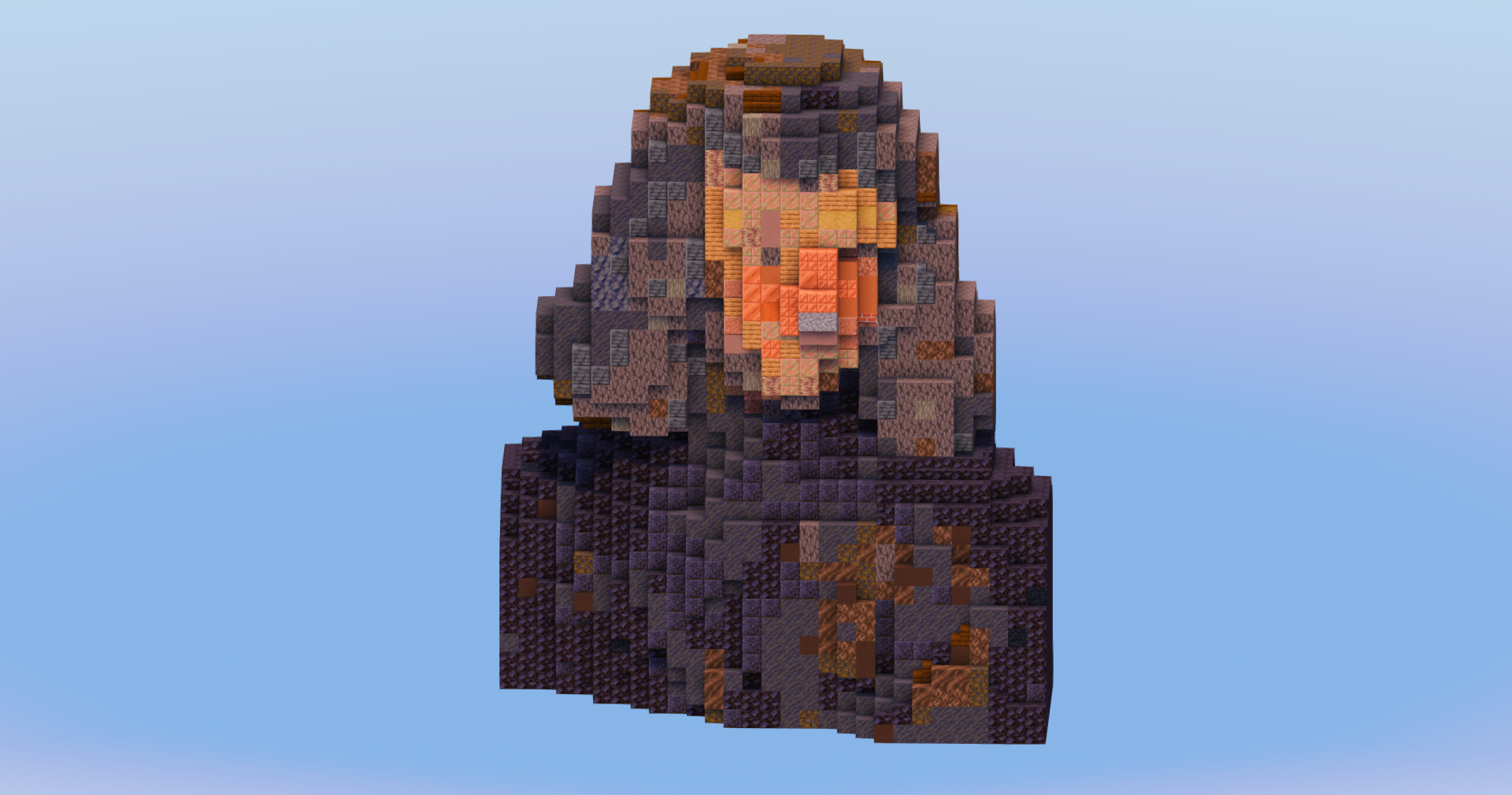 Isaac Newton Bust — Minecraft Build by LeonisBuilds