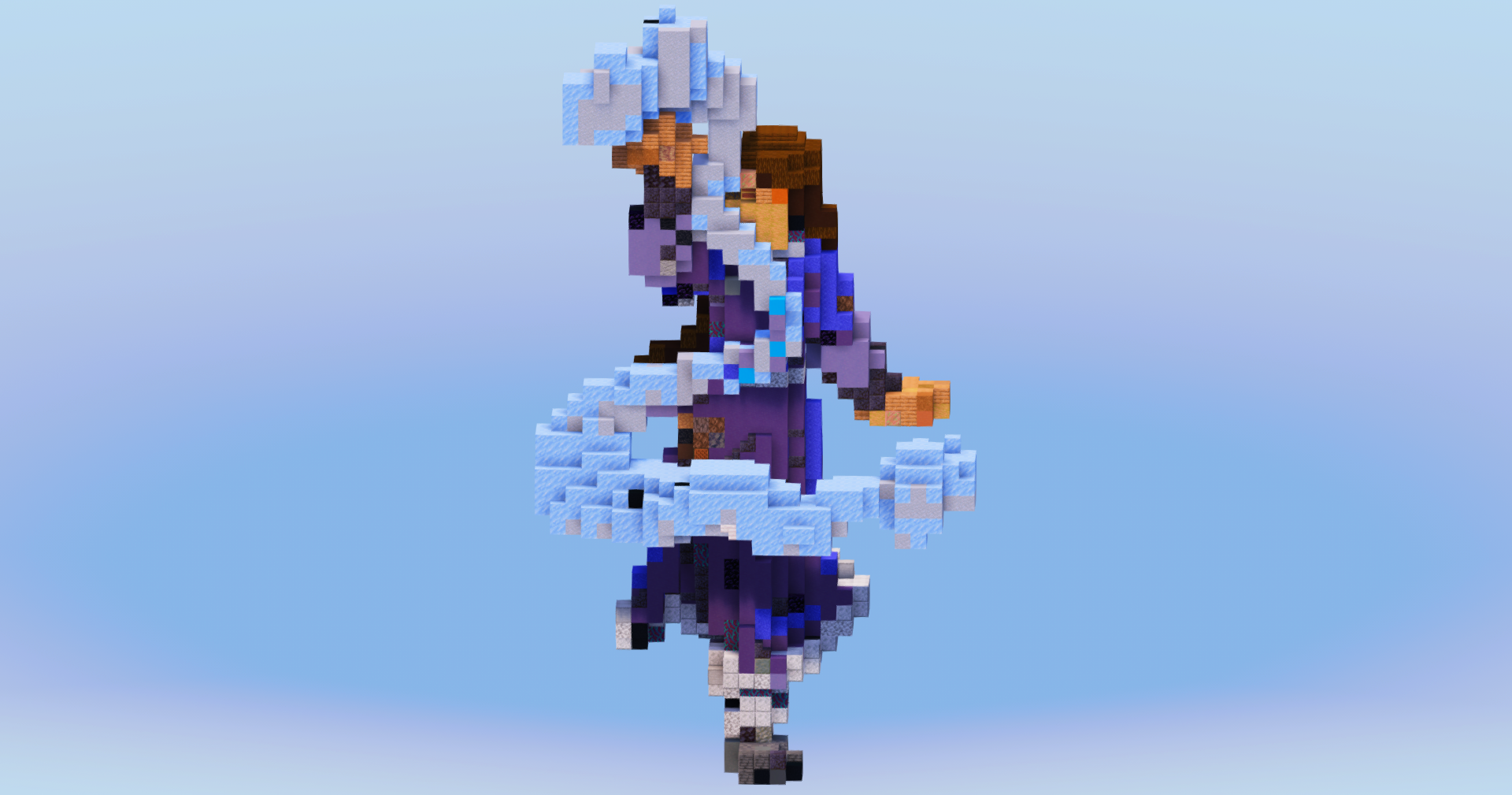 Katara from Avatar The Last Airbender — Minecraft Build by LeonisBuilds (2)