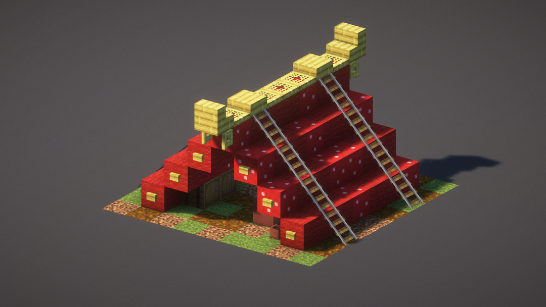 Japanese Tent — Minecraft Build by MellowHat