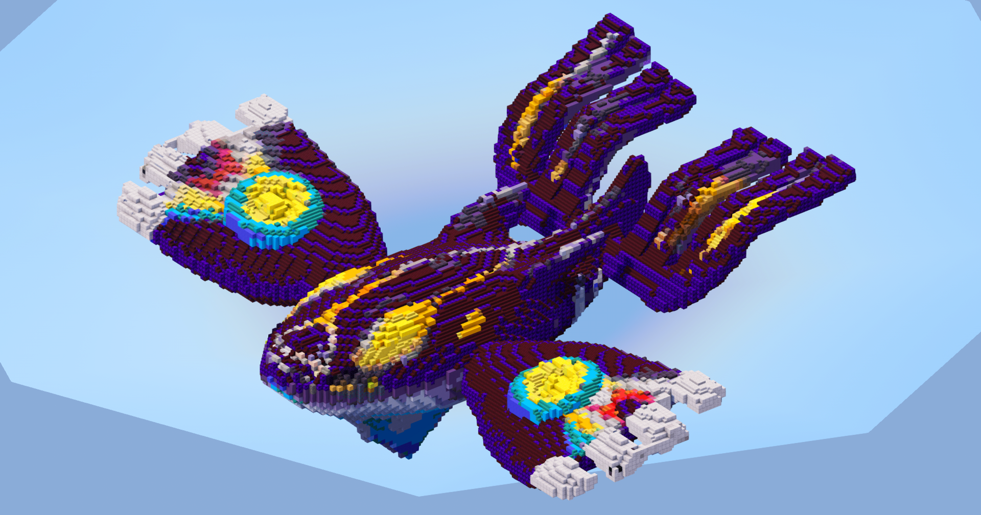 Primal Kyogre — Minecraft Build by LeonisBuilds (2)