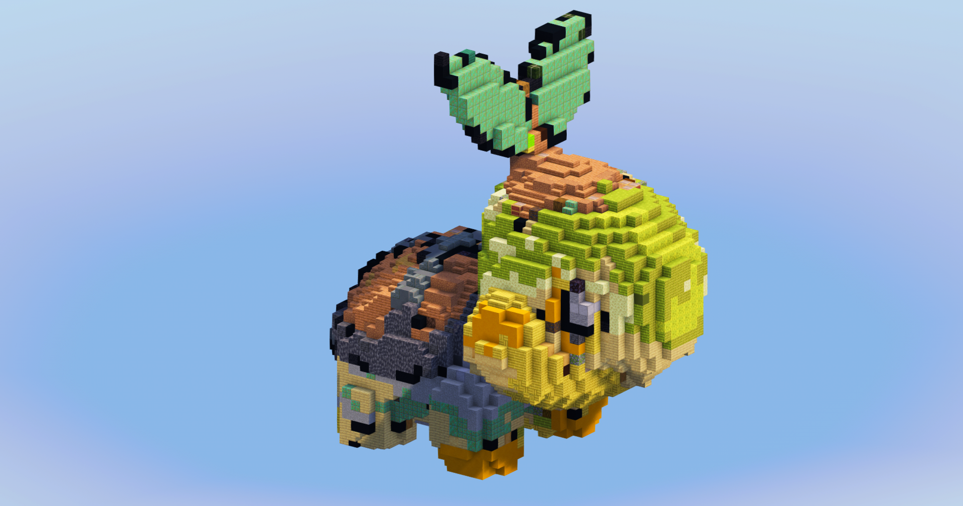 Turtwig from Pokemon — Minecraft Build by LeonisBuilds (2)