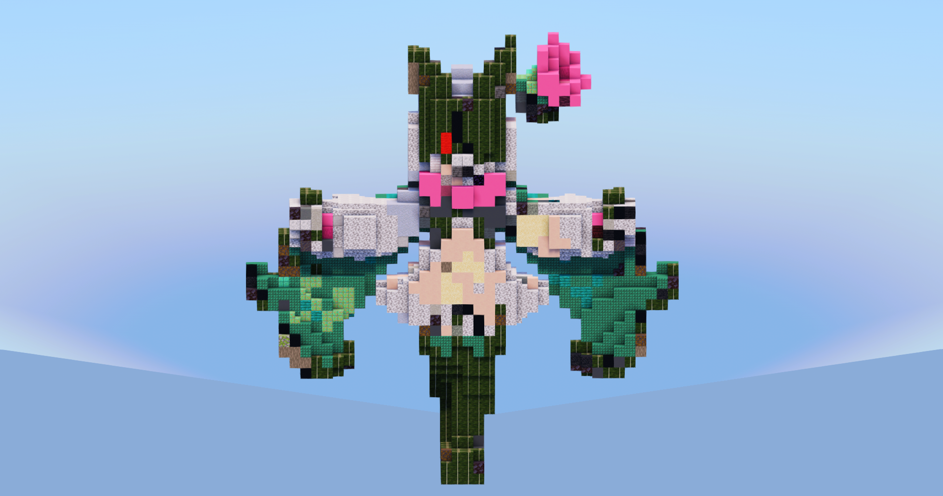 Meowscarada from Pokemon — Minecraft Build by LeonisBuilds (2)