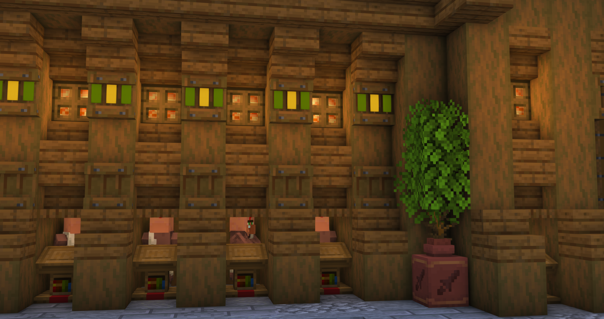 Medieval Trading Hall | Fully Furnished Interior — Minecraft Build by RaekonBuilds (2)