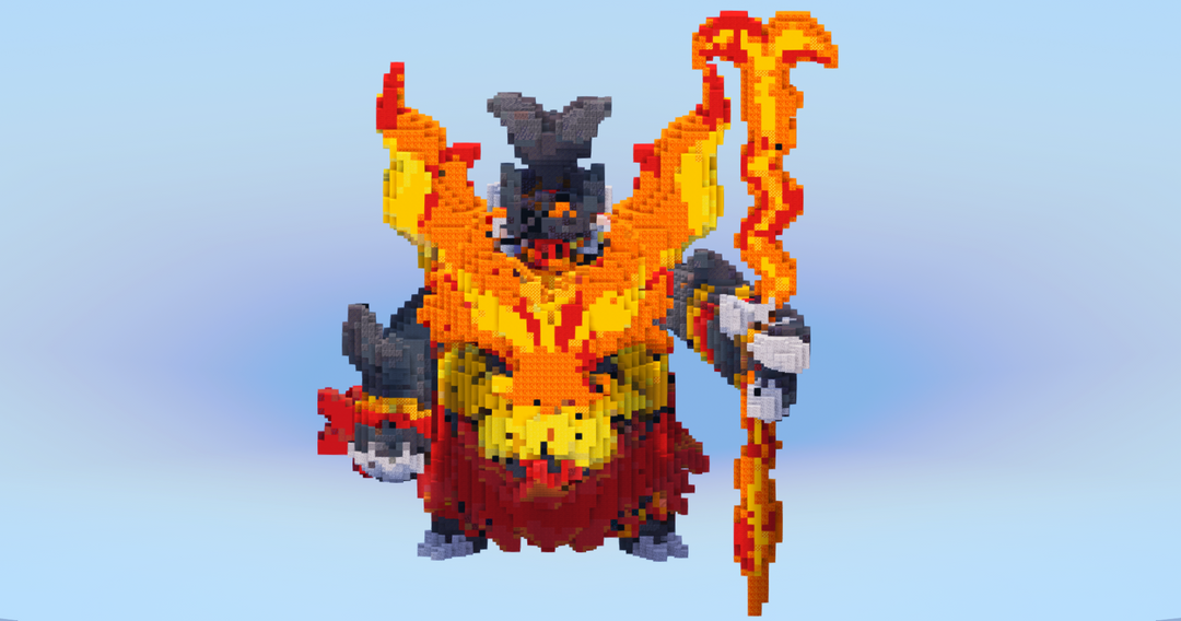 Mega Emboar — Minecraft Build by LeonisBuilds