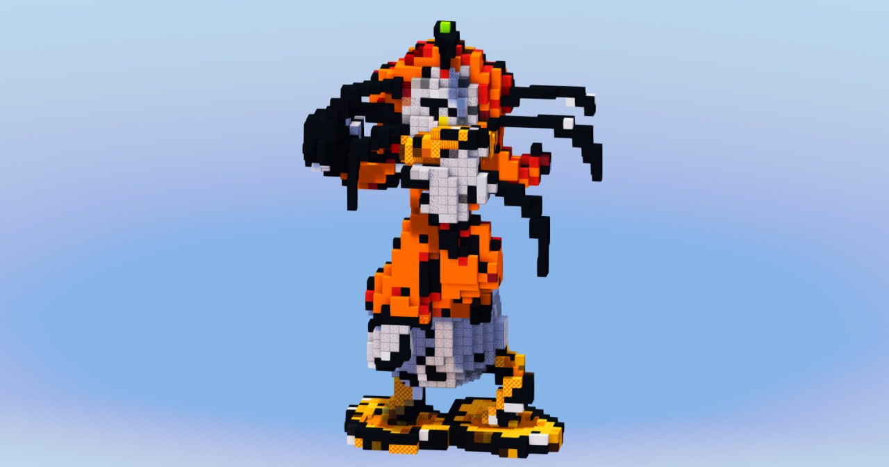 Fethry Duck from Disney Duck Tales — Minecraft Build by LeonisBuilds (2)