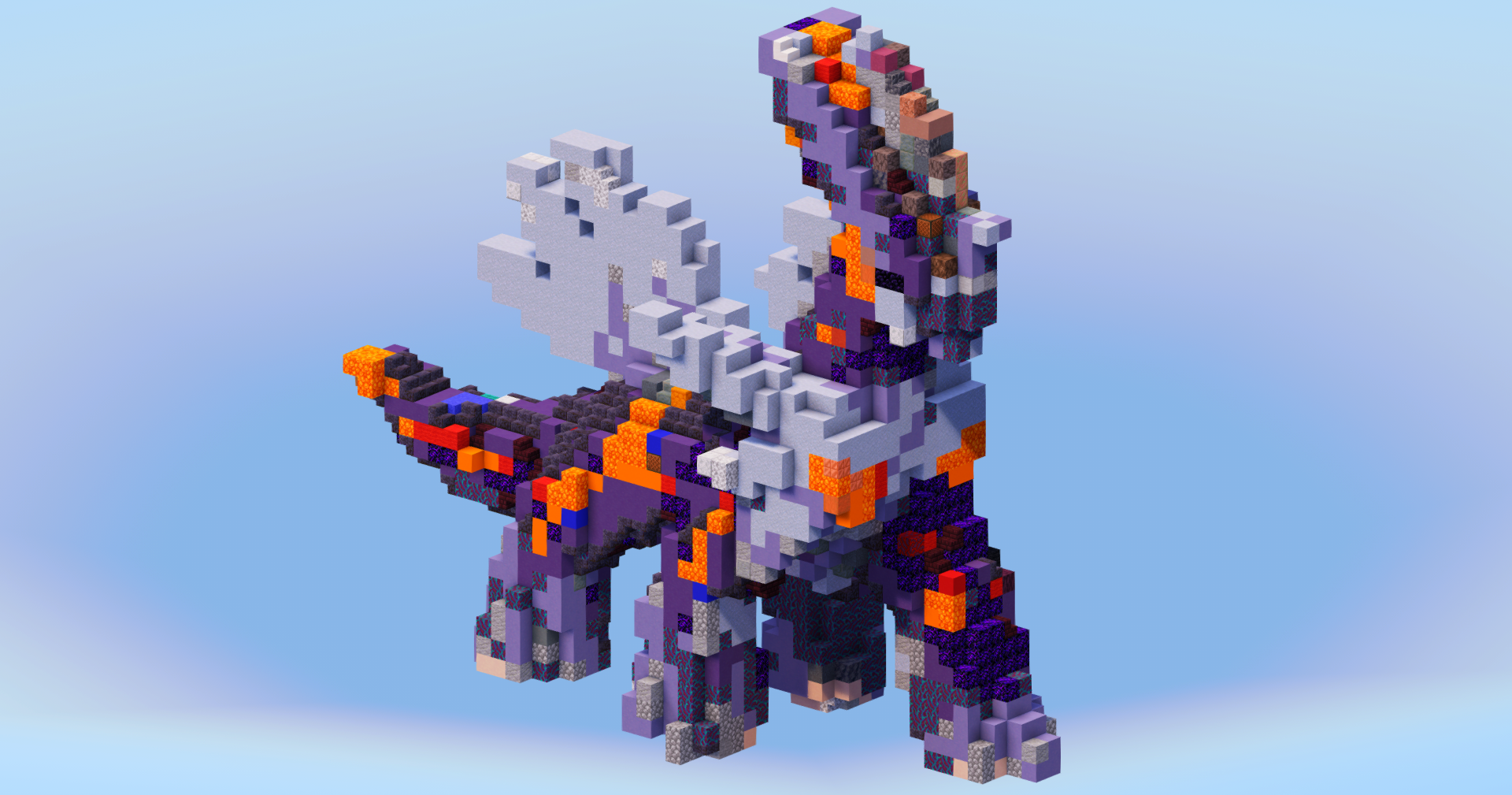 Dark Dialga from Pokemon — Minecraft Build by LeonisBuilds