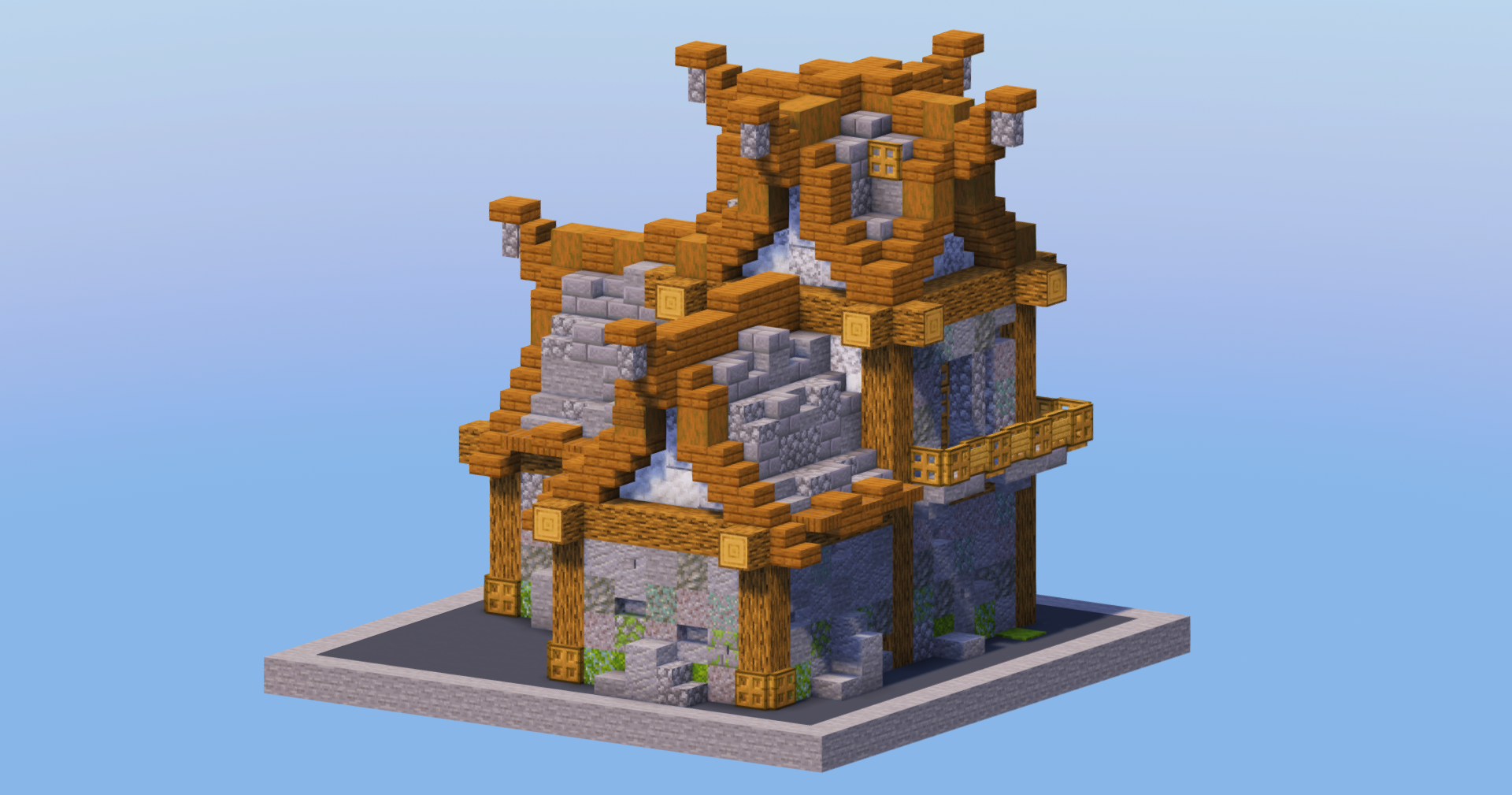 Stone Medieval House 14 — Minecraft Build by LeonisBuilds