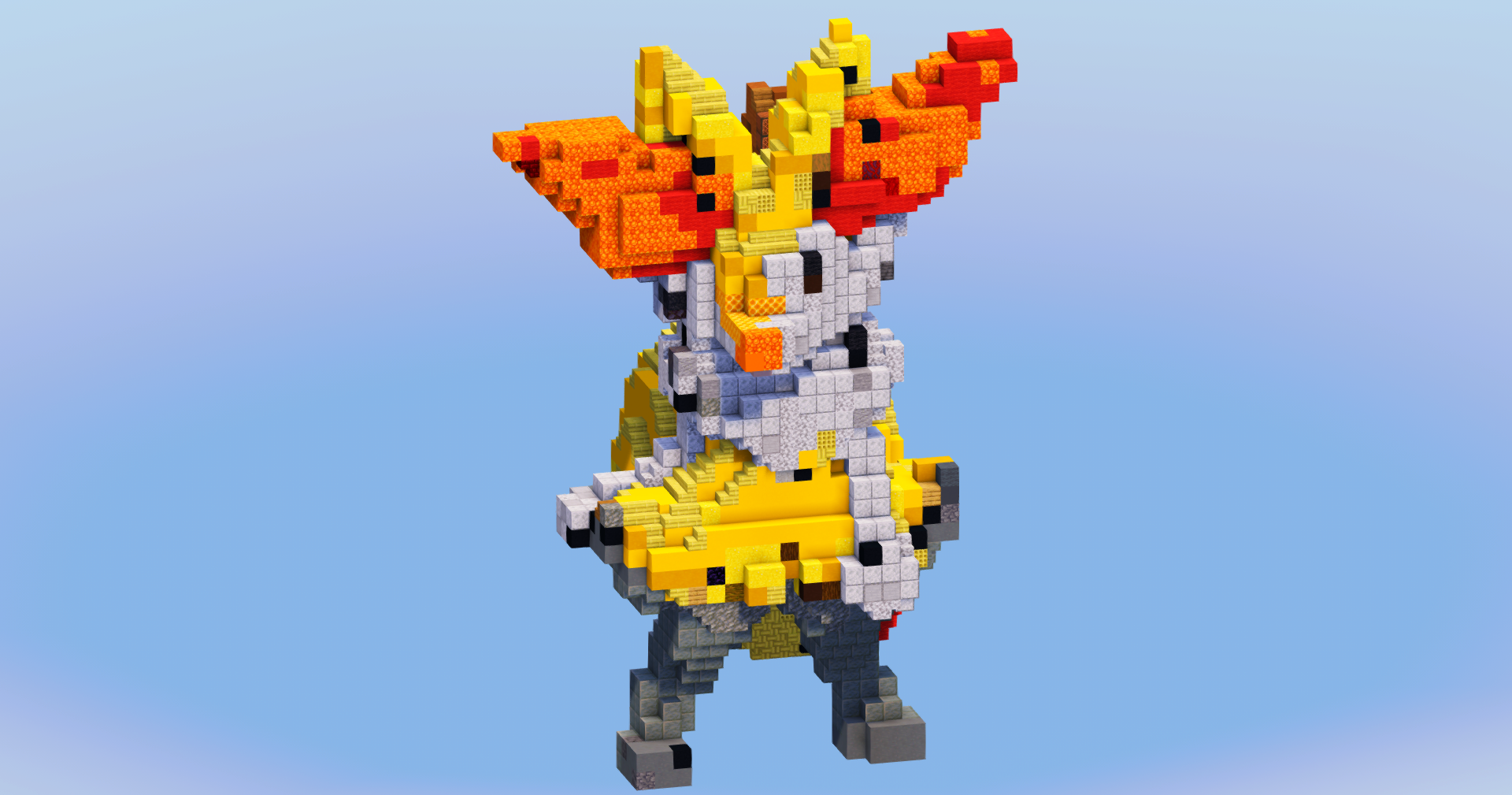 Braixen from Pokemon — Minecraft Build by LeonisBuilds (2)