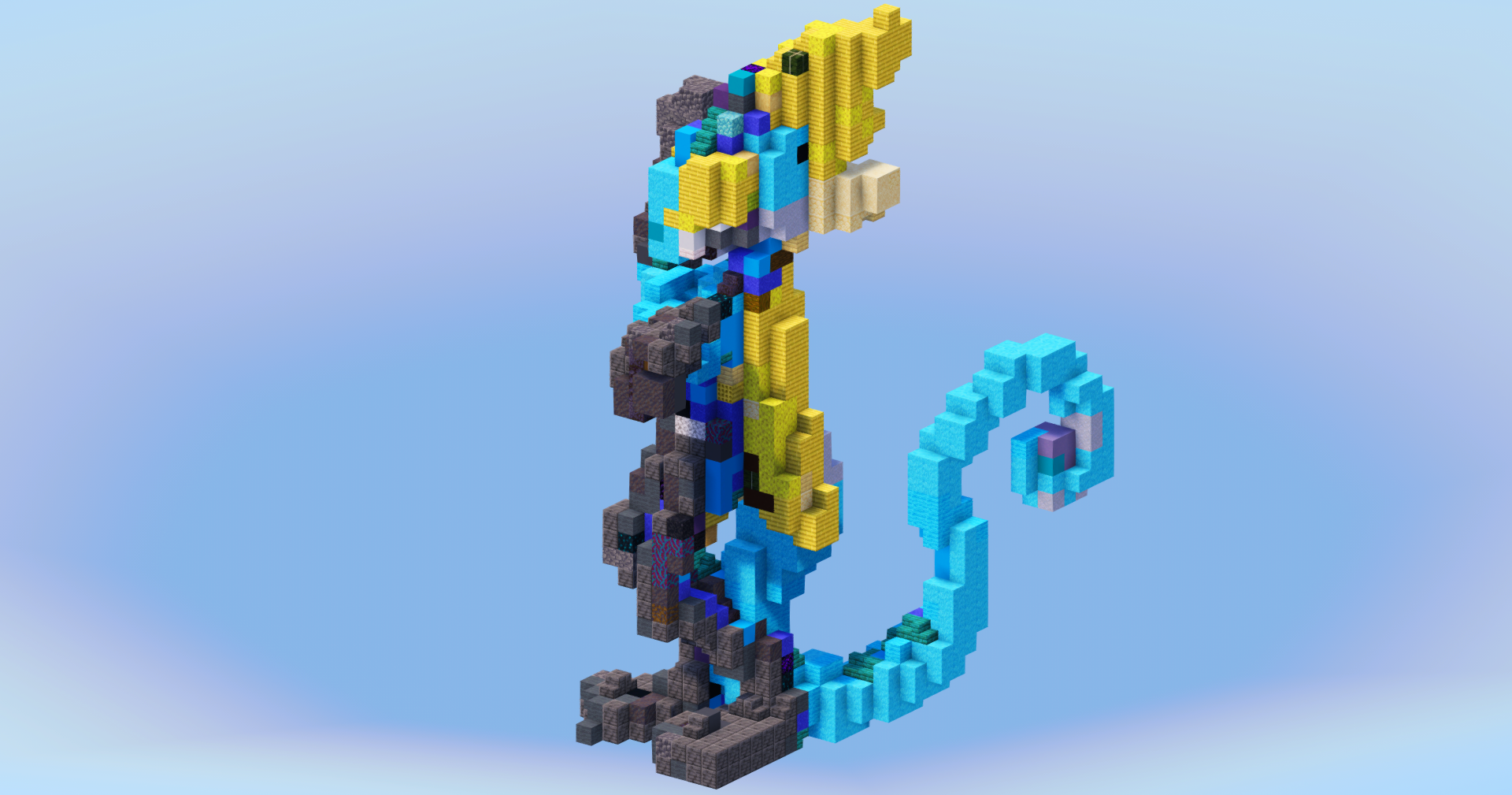 Inteleon from Pokemon — Minecraft Build by LeonisBuilds (2)