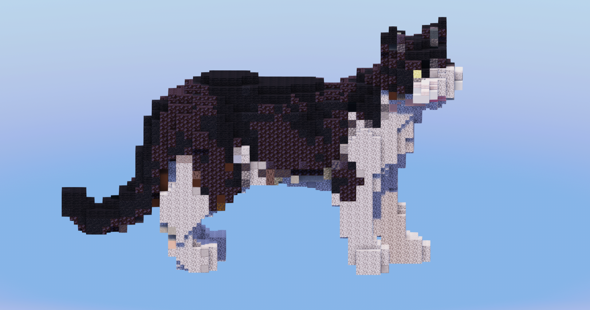 Black and White Cat — Minecraft Build by LeonisBuilds