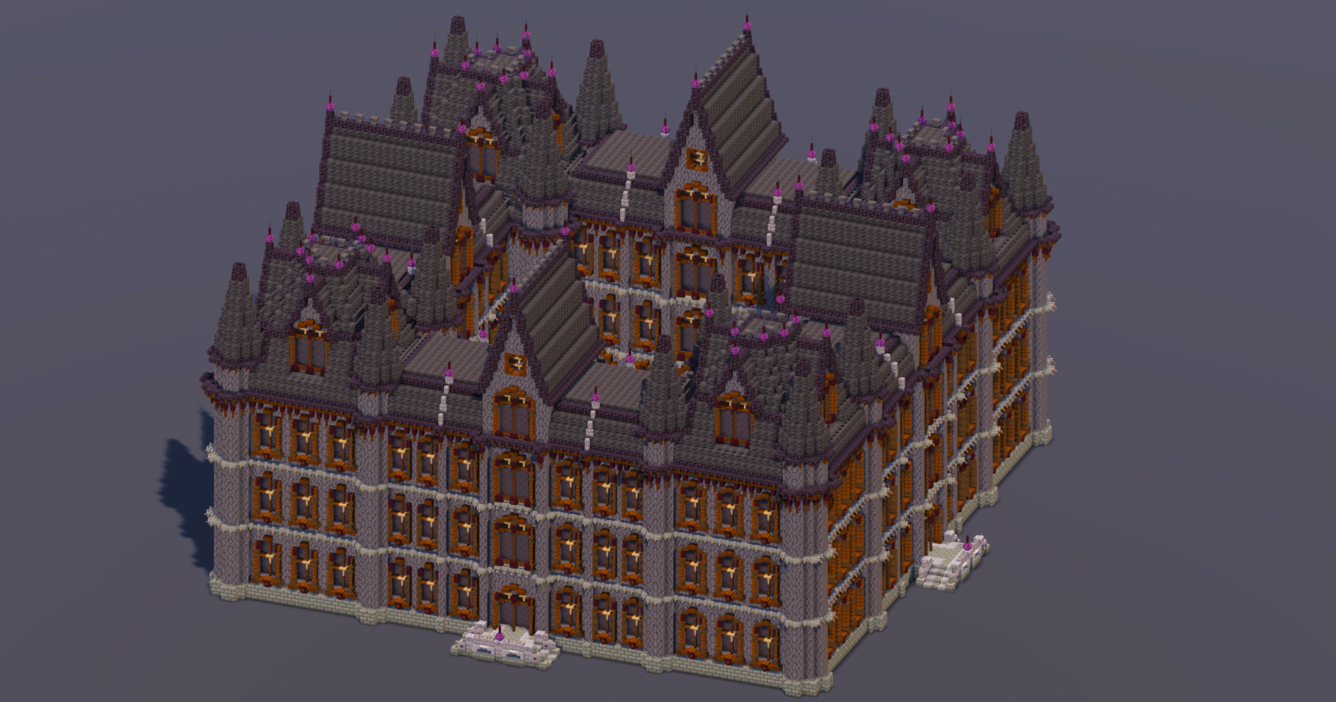 Black Gothic Castle — Minecraft Build by MellowHat