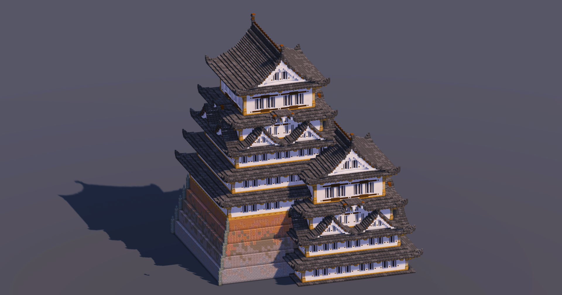 Huge Japanese Castle — Minecraft Build by MellowHat (2)