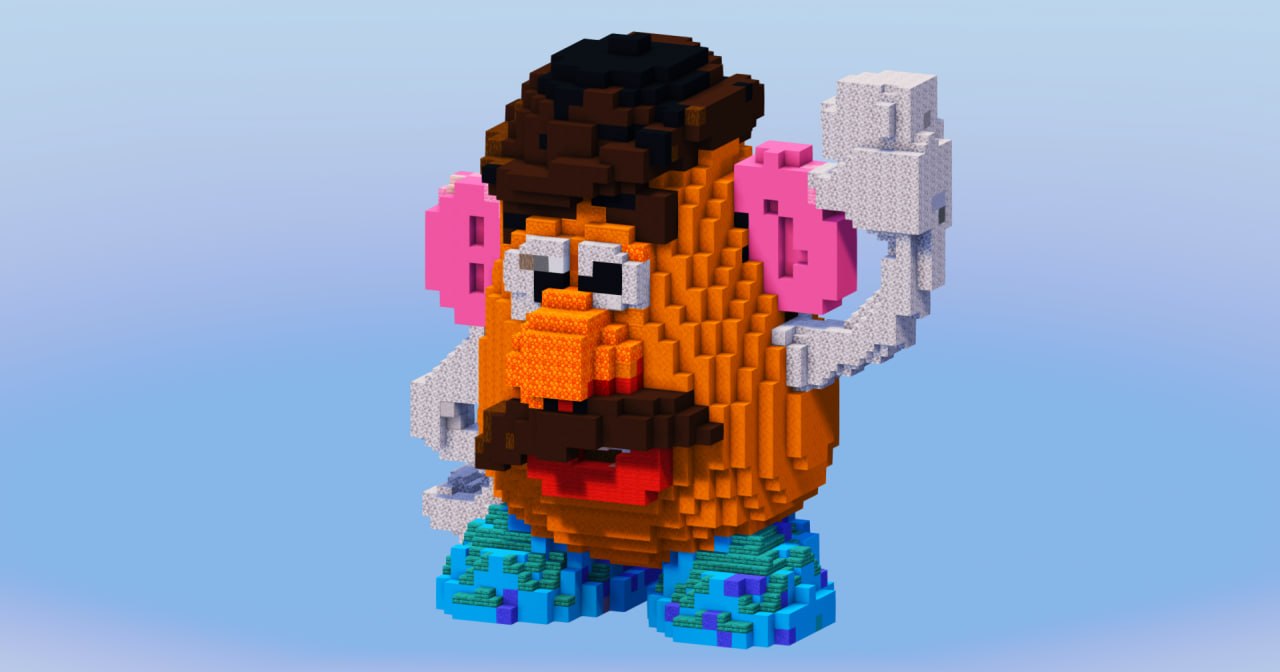 Mr Potato Head from Disney Toy Story — Minecraft Build by LeonisBuilds (2)