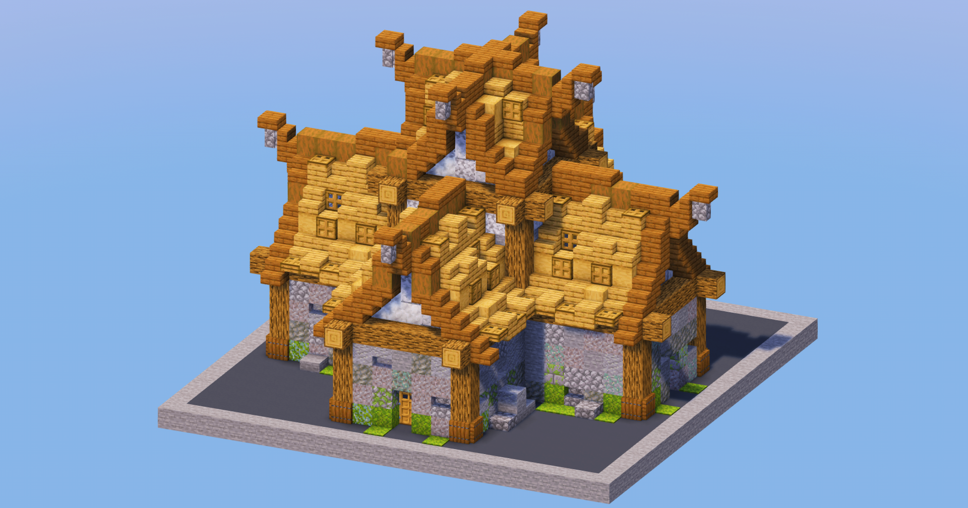 Oak Medieval House 1 — Minecraft Build by LeonisBuilds (2)