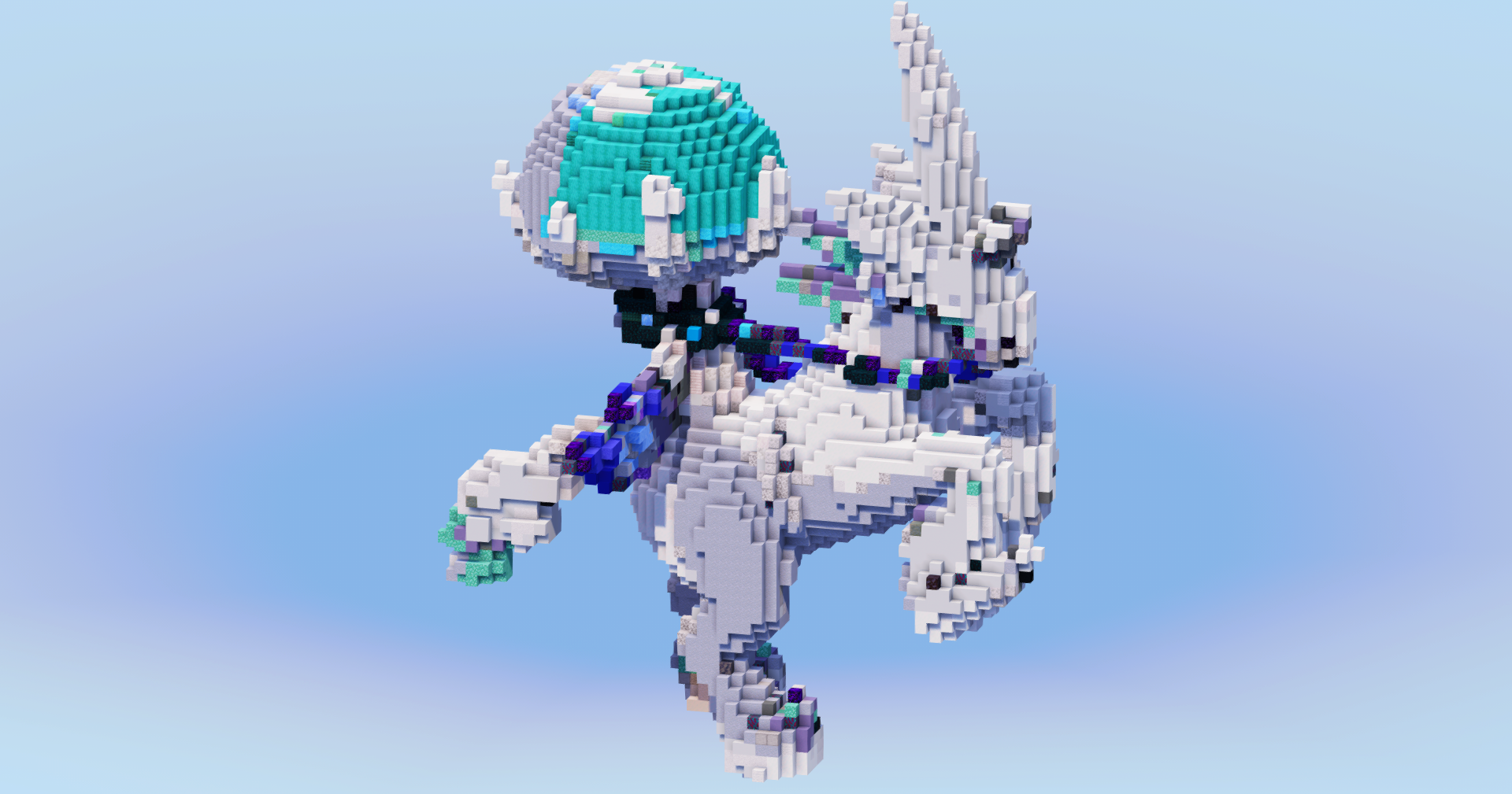 Ice Rider Calyrex — Minecraft Build by LeonisBuilds (2)