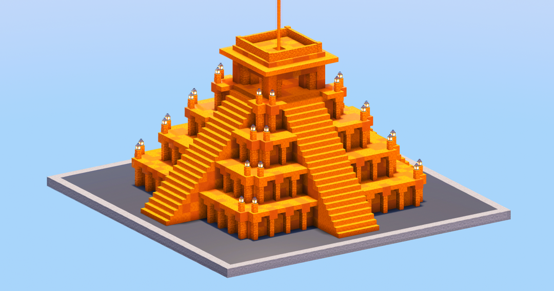 Aztec Pyramid Beacon Design