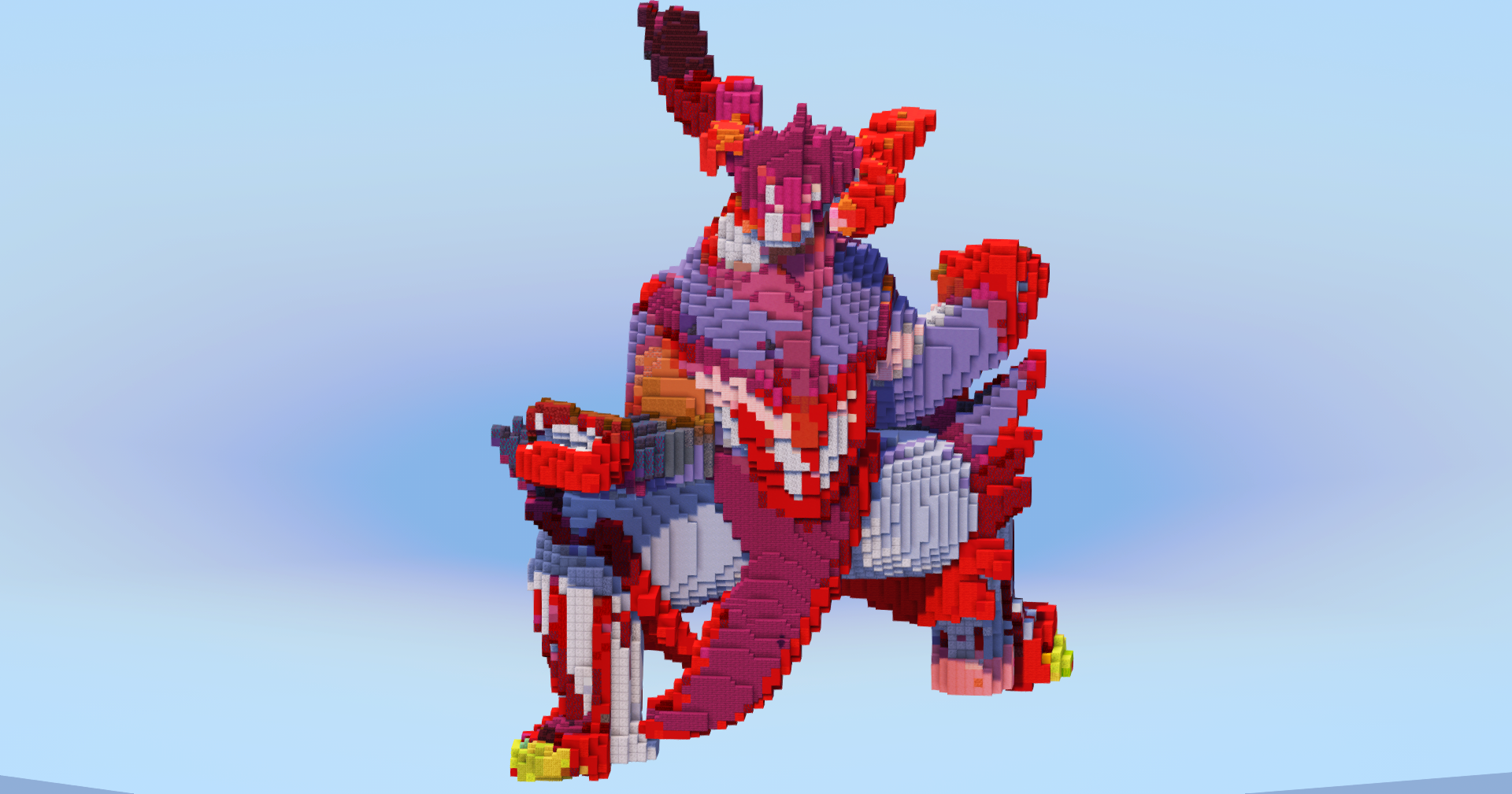 Urshifu Single Strike Gigantamax — Minecraft Build by LeonisBuilds